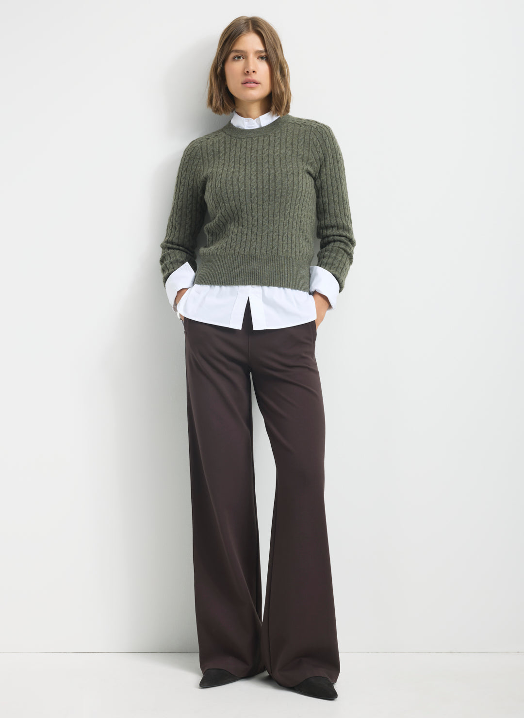 Kit Cashmerino Classic Cable Sweater