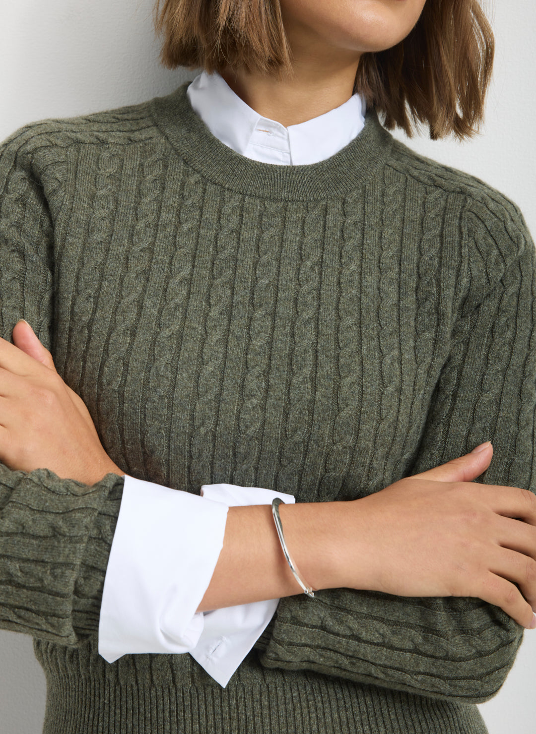 Kit Cashmerino Classic Cable Sweater