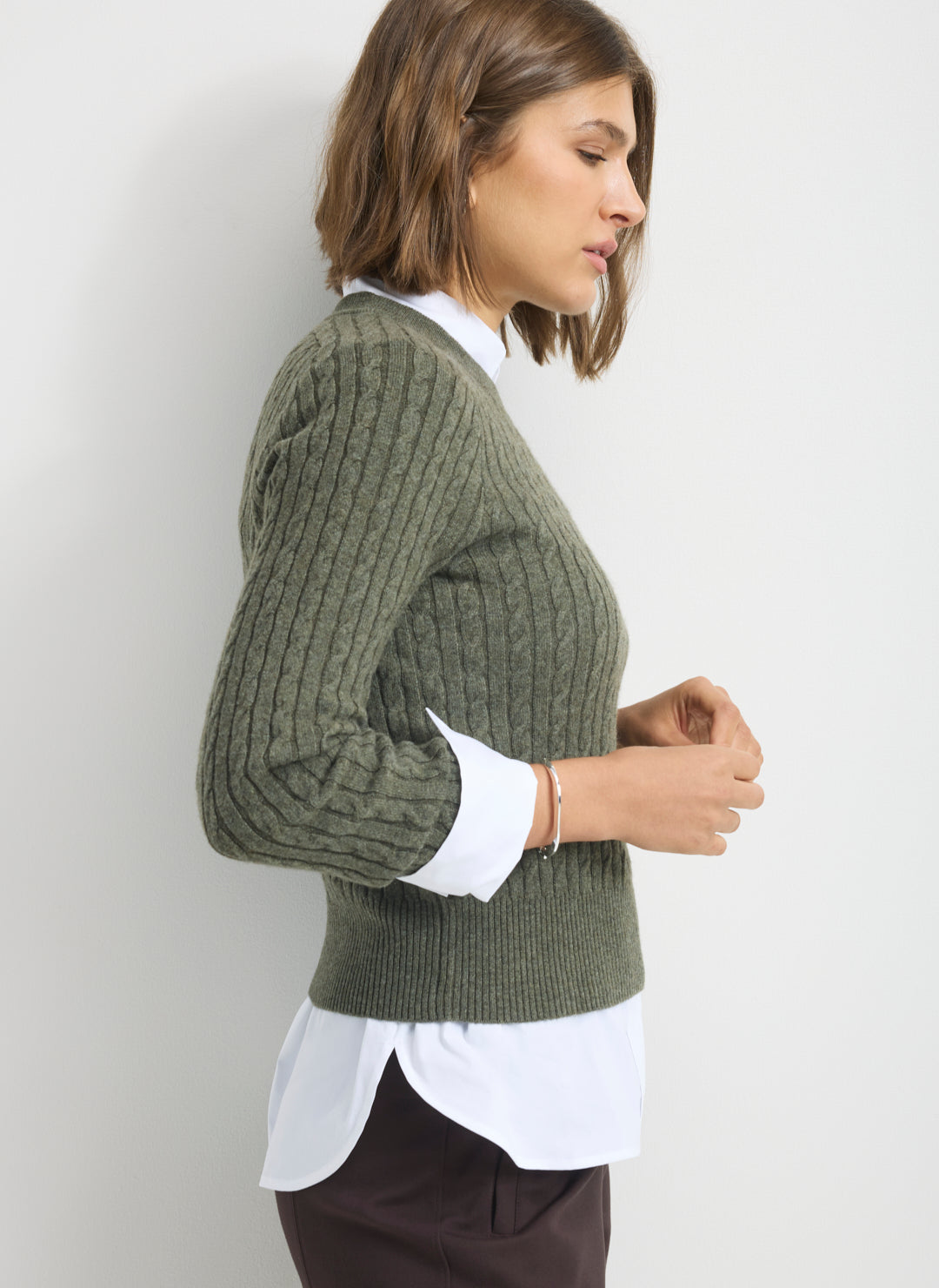 Kit Cashmerino Classic Cable Sweater