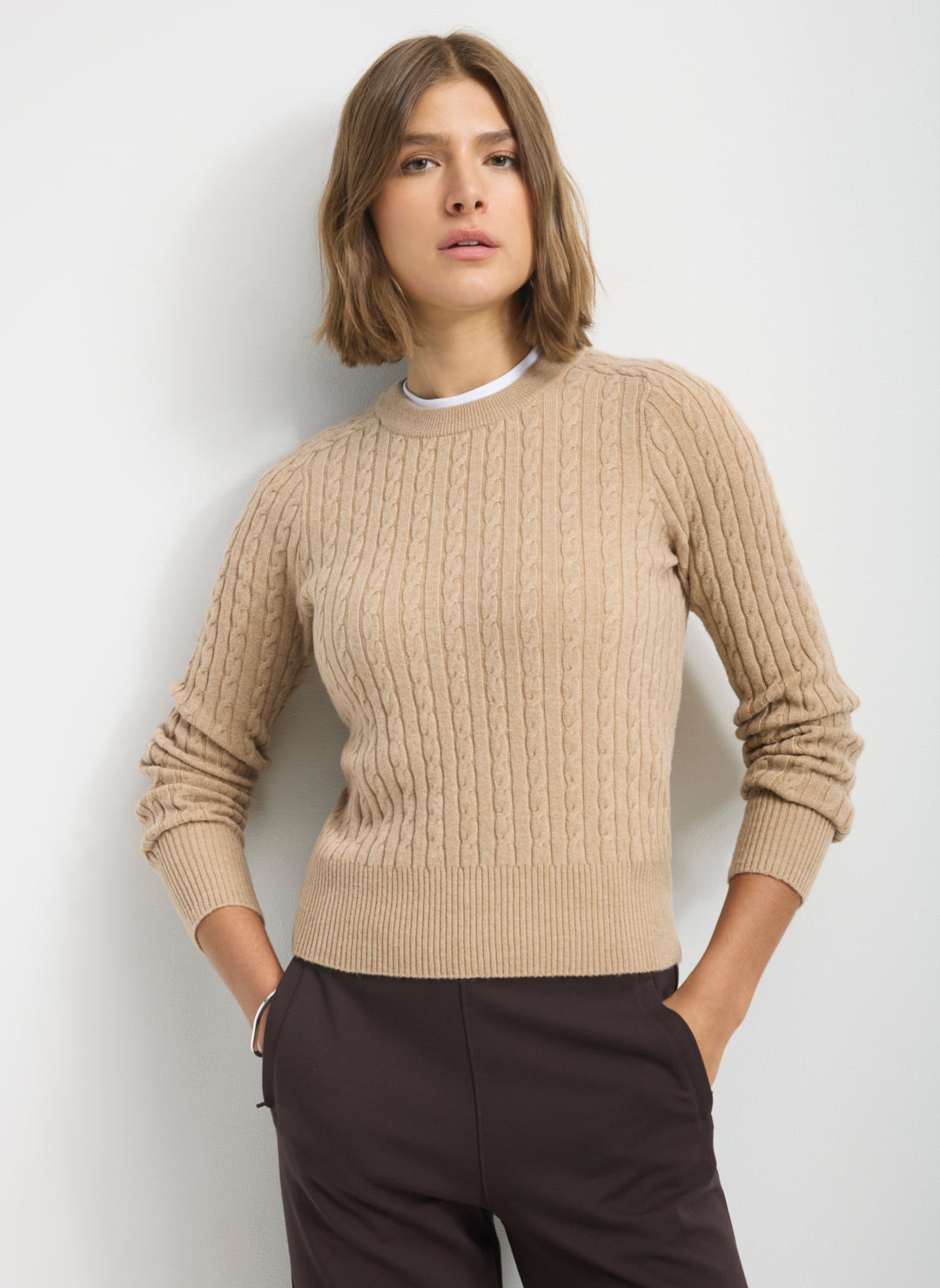 Kit Cashmerino Classic Cable Sweater