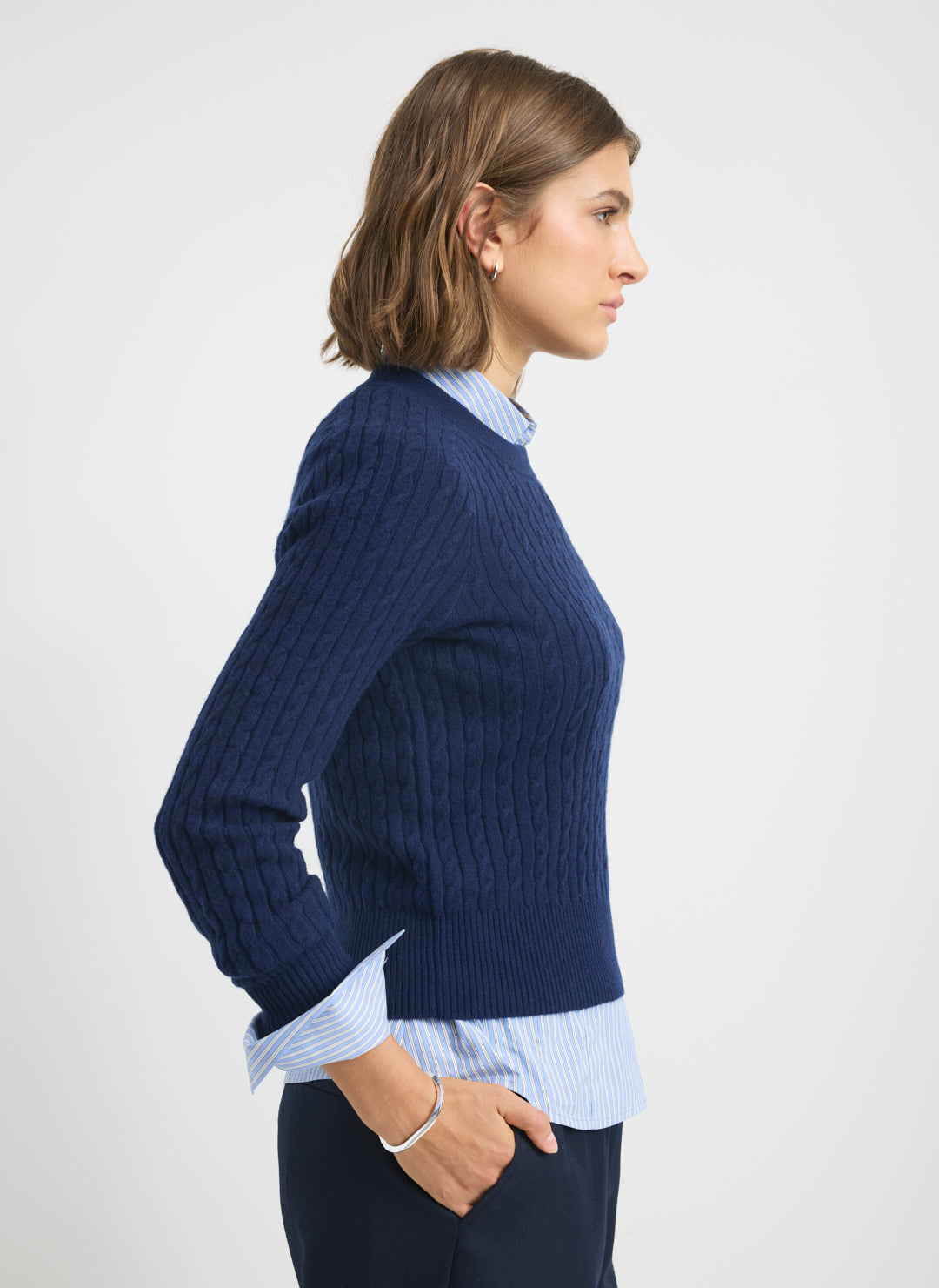 Kit Cashmerino Classic Cable Sweater