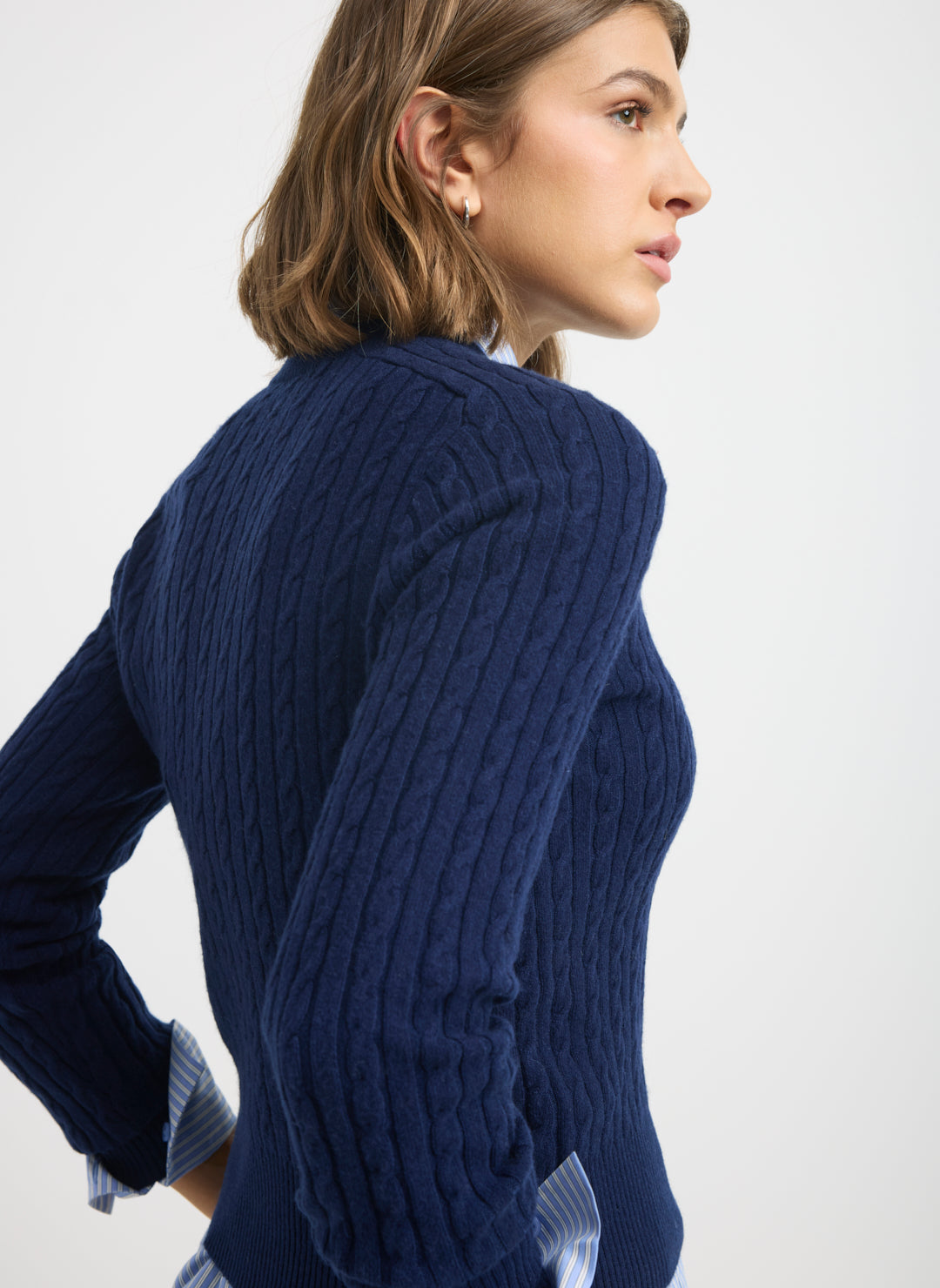 Kit Cashmerino Classic Cable Sweater