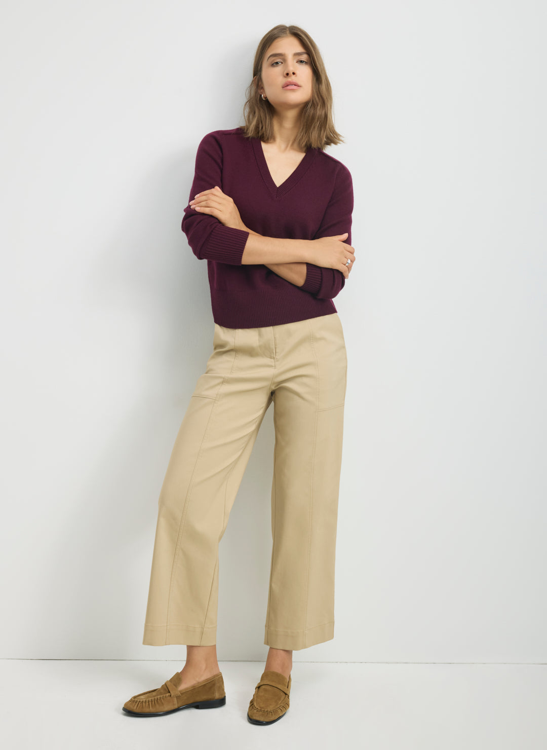 Effortless Merino V-Neck Sweater