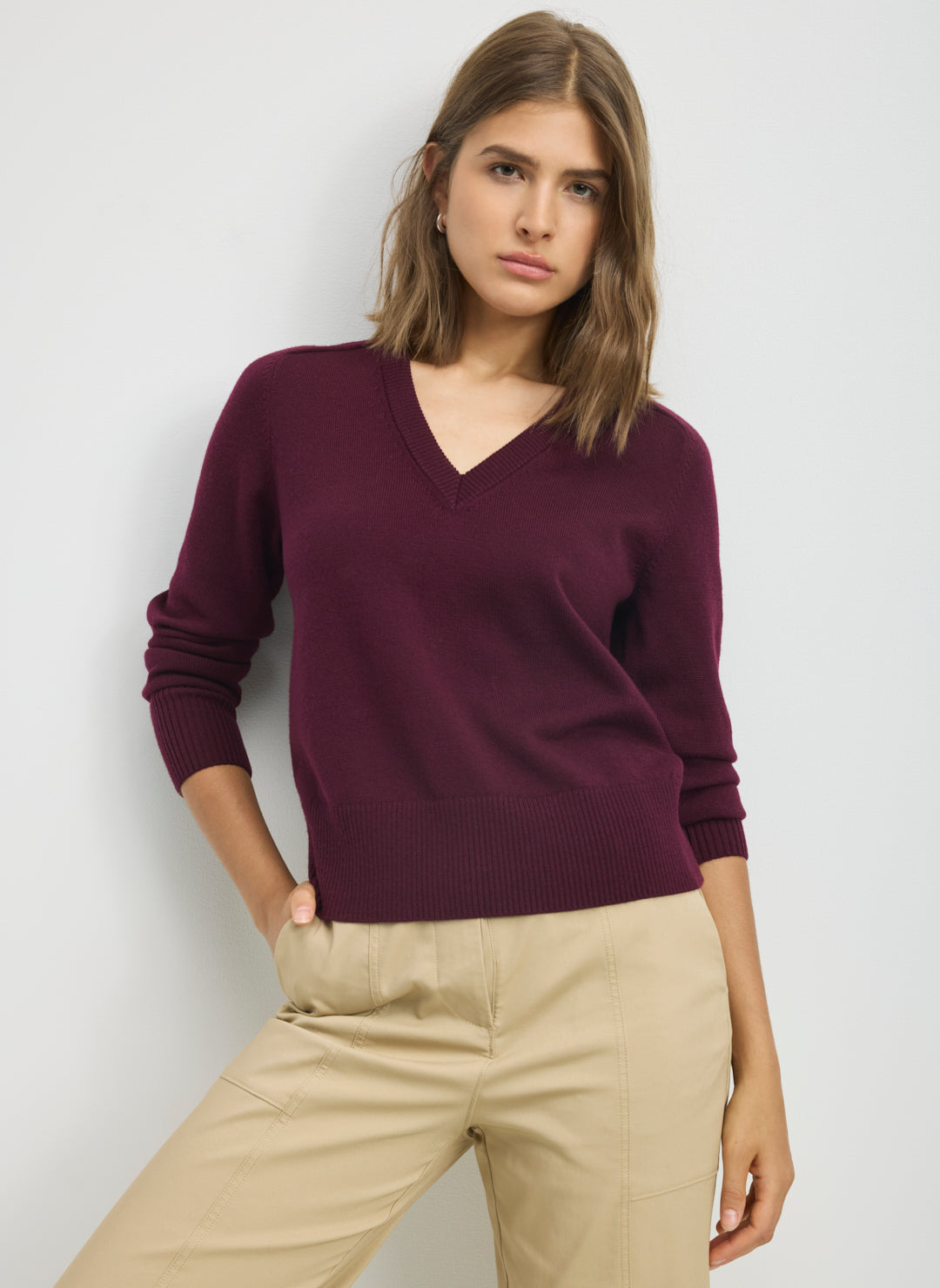 Effortless Merino V-Neck Sweater