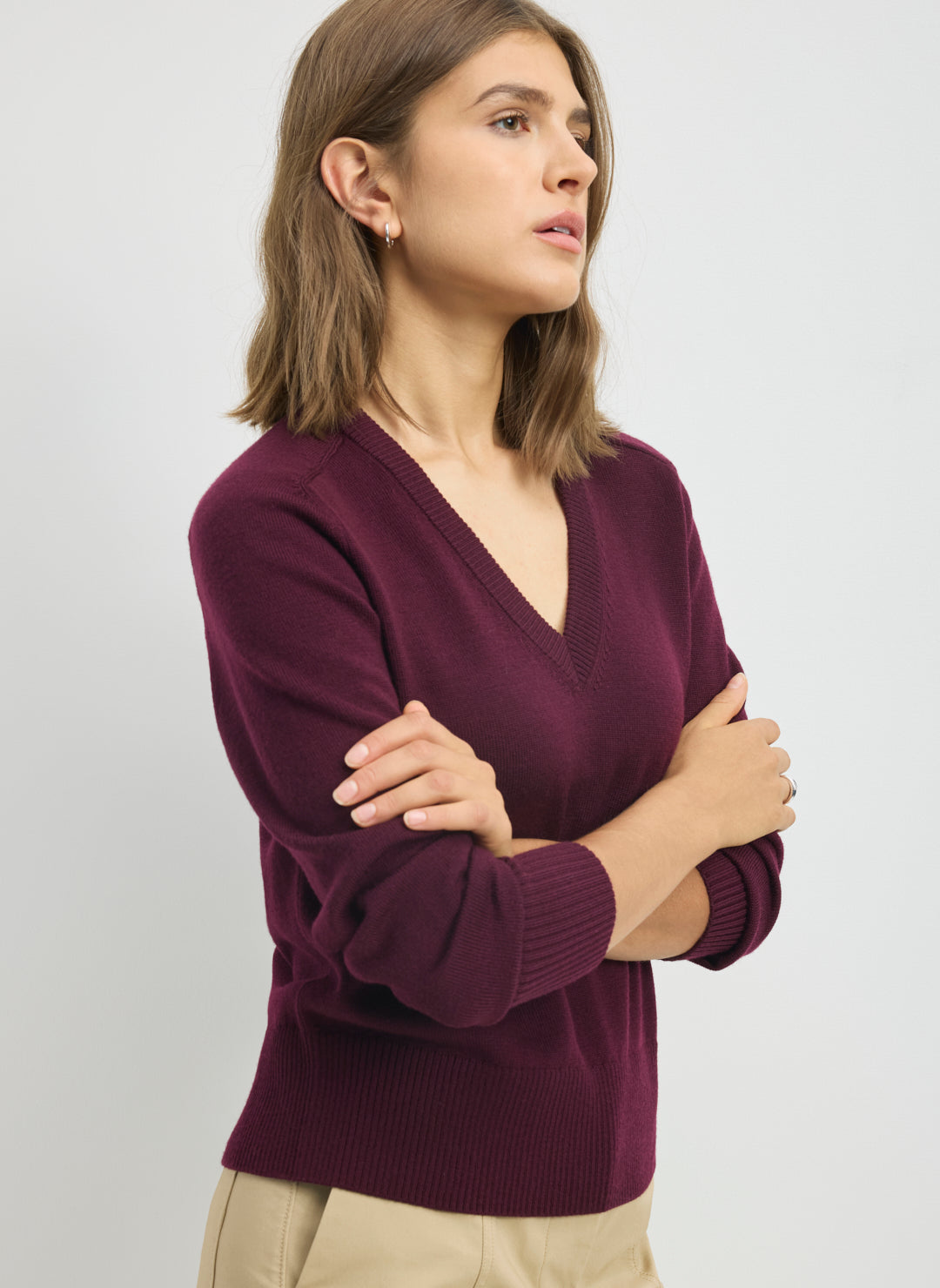 Effortless Merino V-Neck Sweater