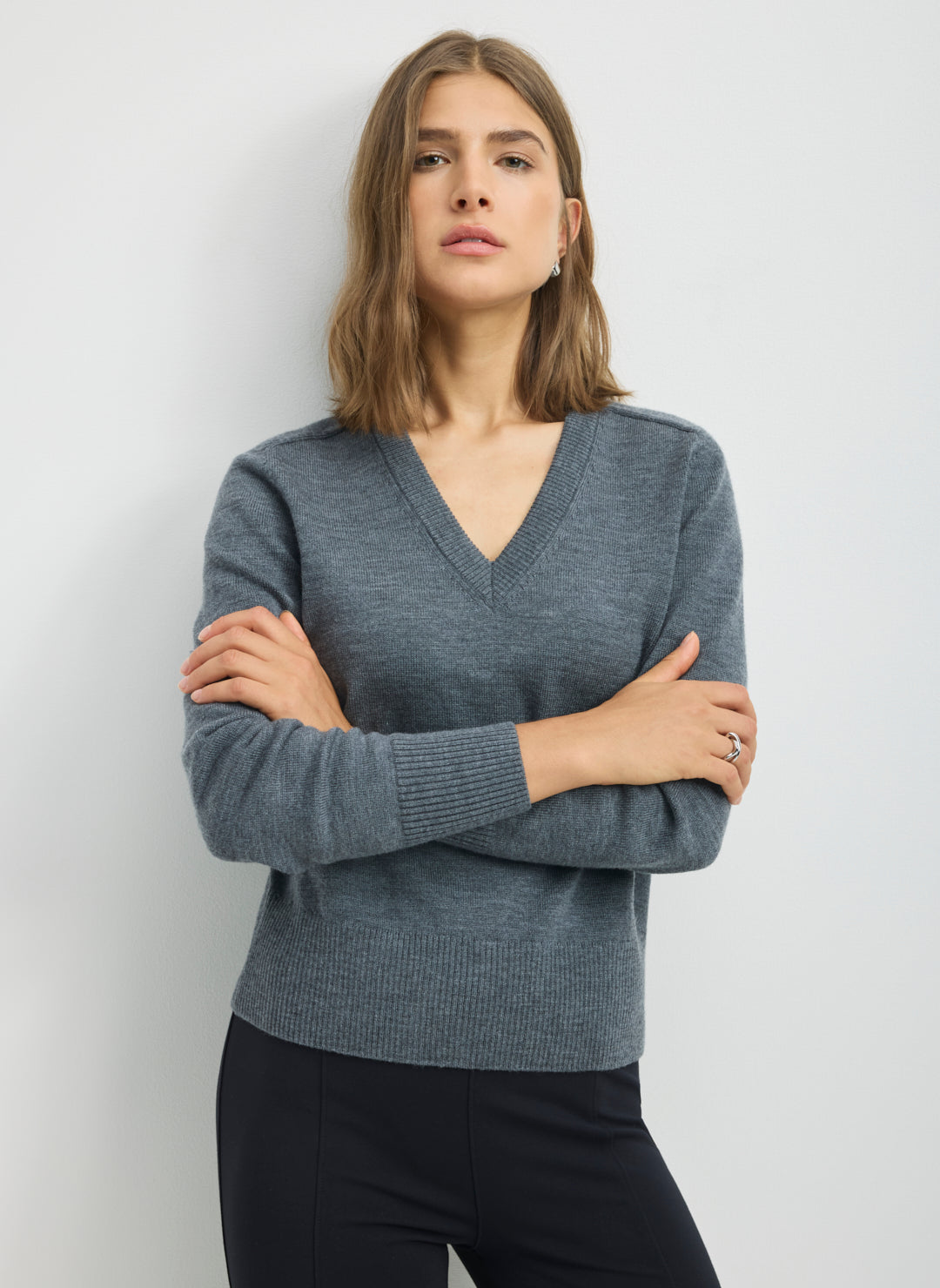 Effortless Merino V-Neck Sweater