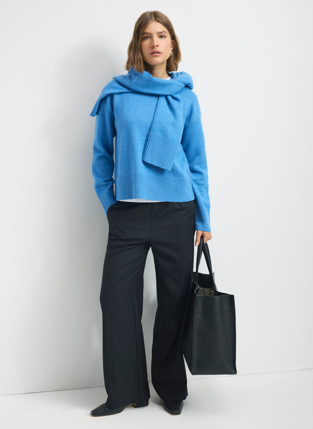 Kit Cashmerino Relaxed Crewneck Sweater