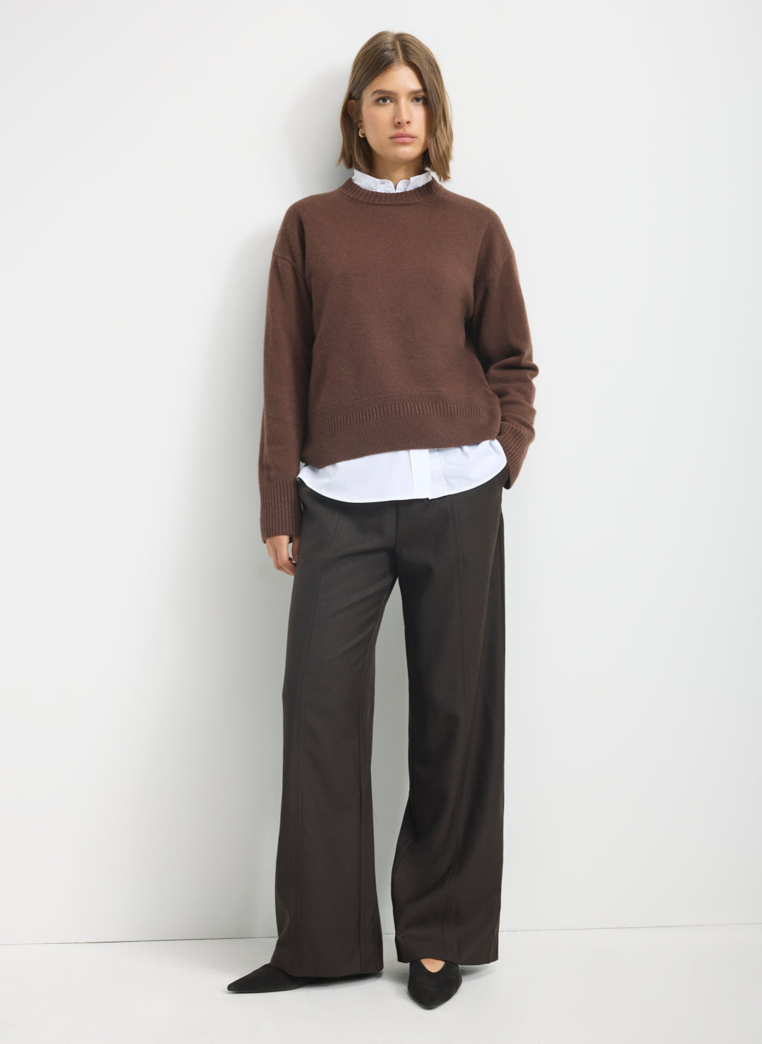 Kit Cashmerino Relaxed Crewneck Sweater