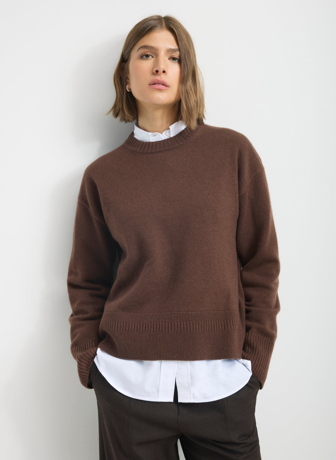 Kit Cashmerino Relaxed Crewneck Sweater