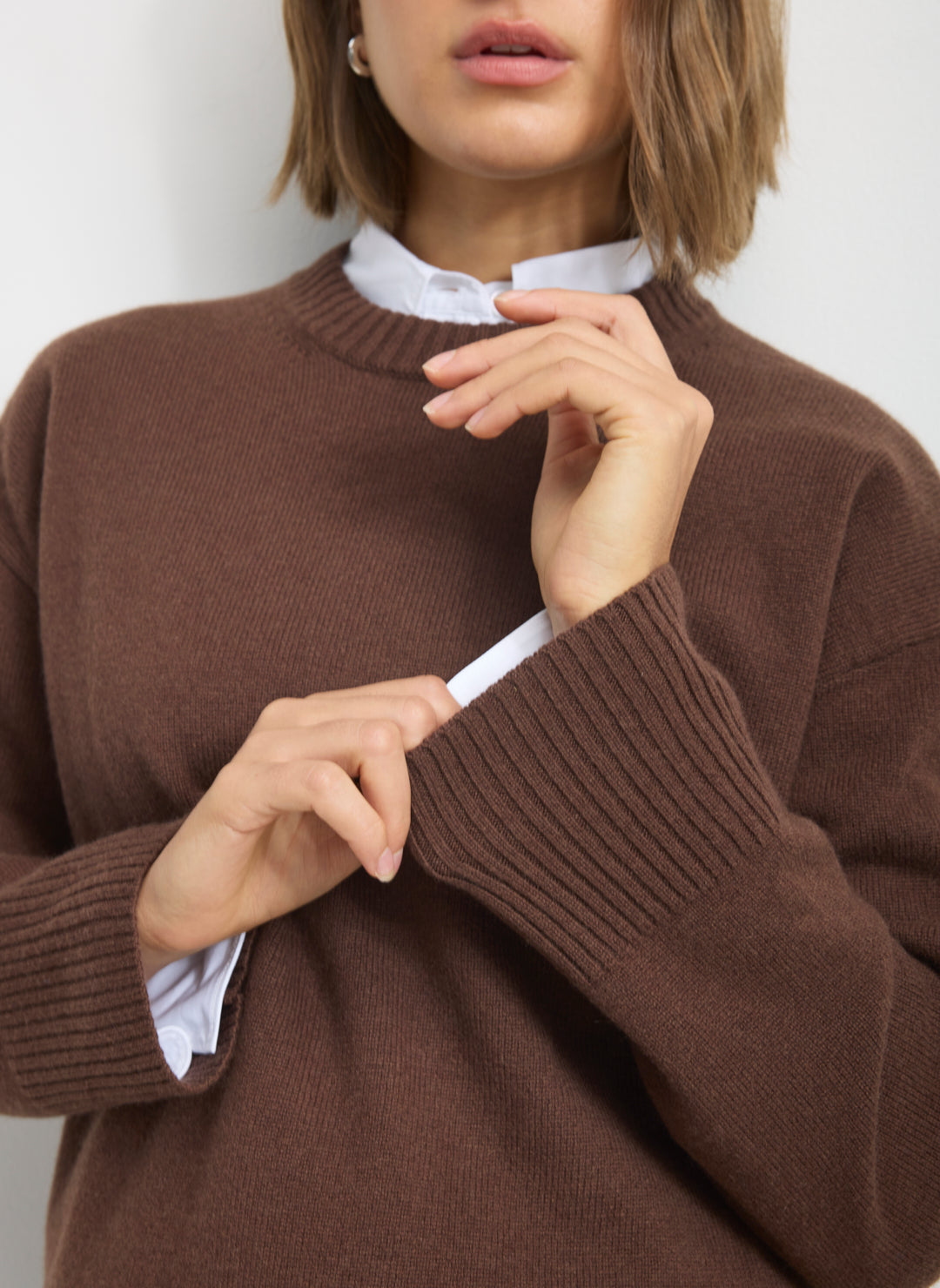 Kit Cashmerino Relaxed Crewneck Sweater