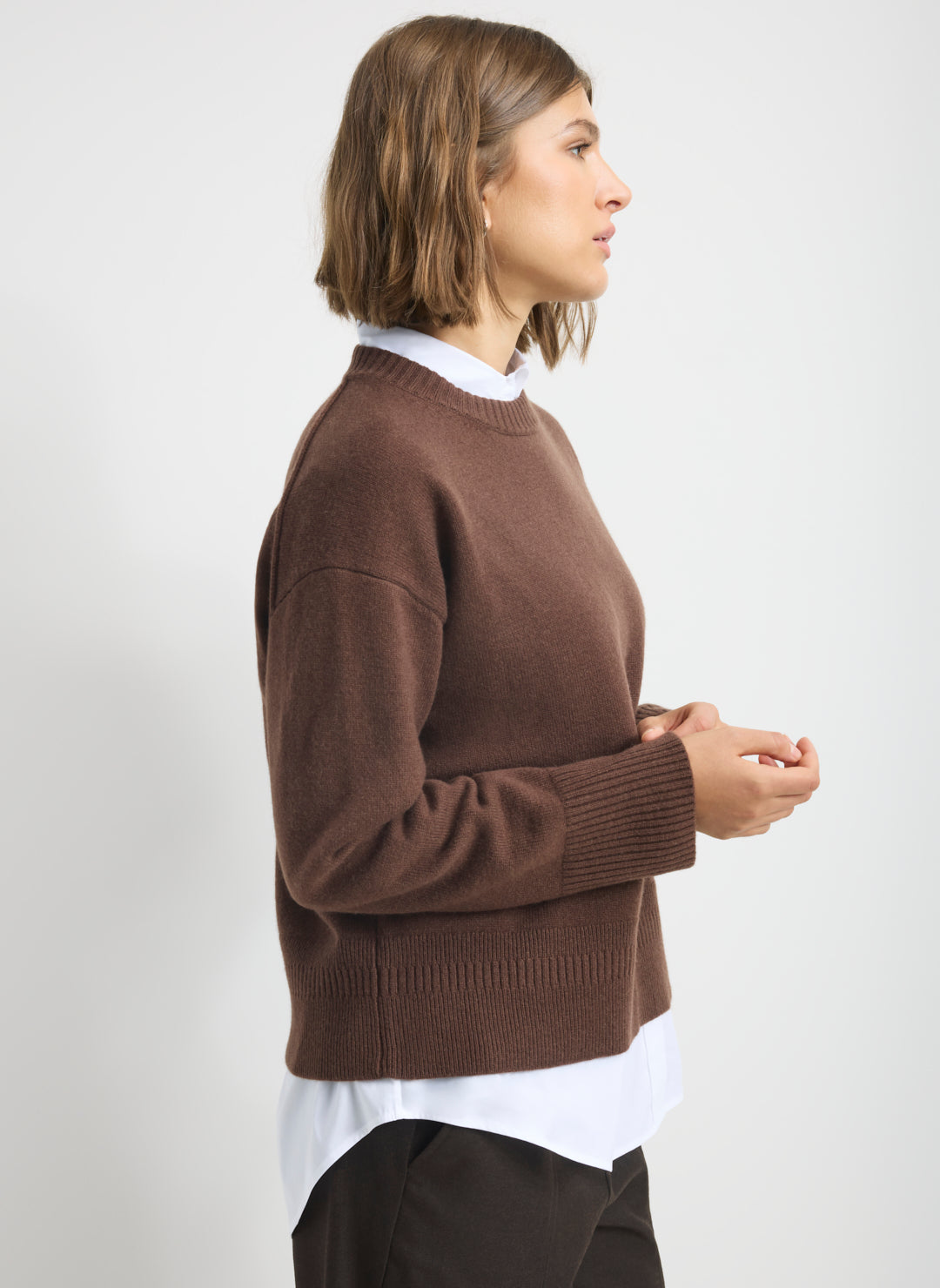 Kit Cashmerino Relaxed Crewneck Sweater