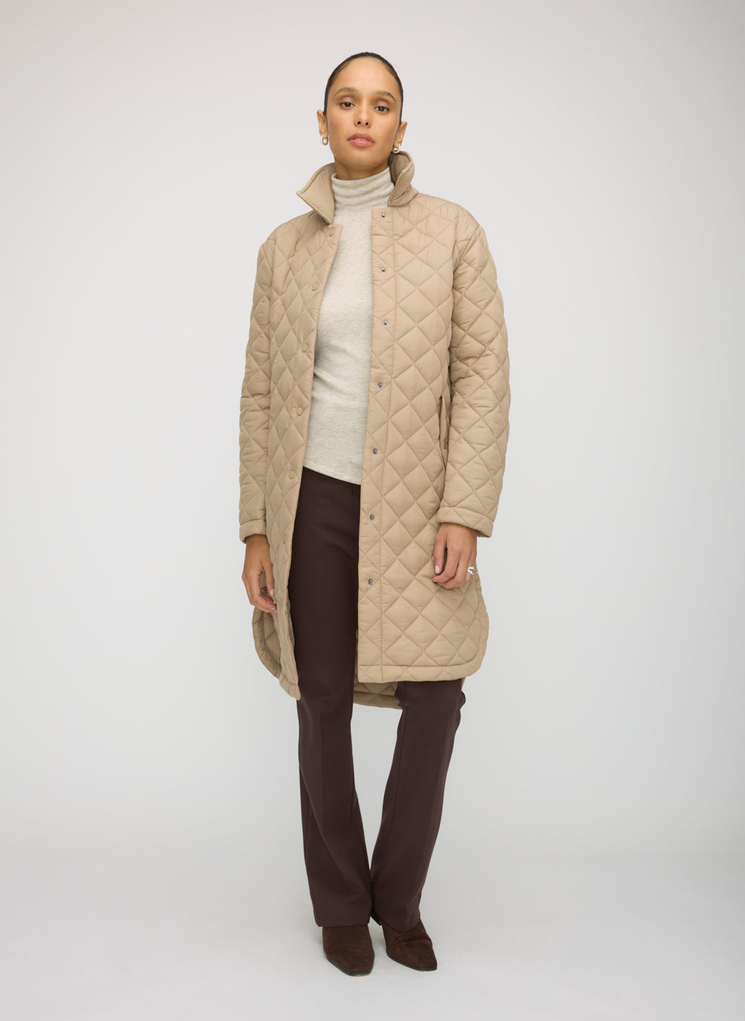 Oslo Recycled Quilted Coat