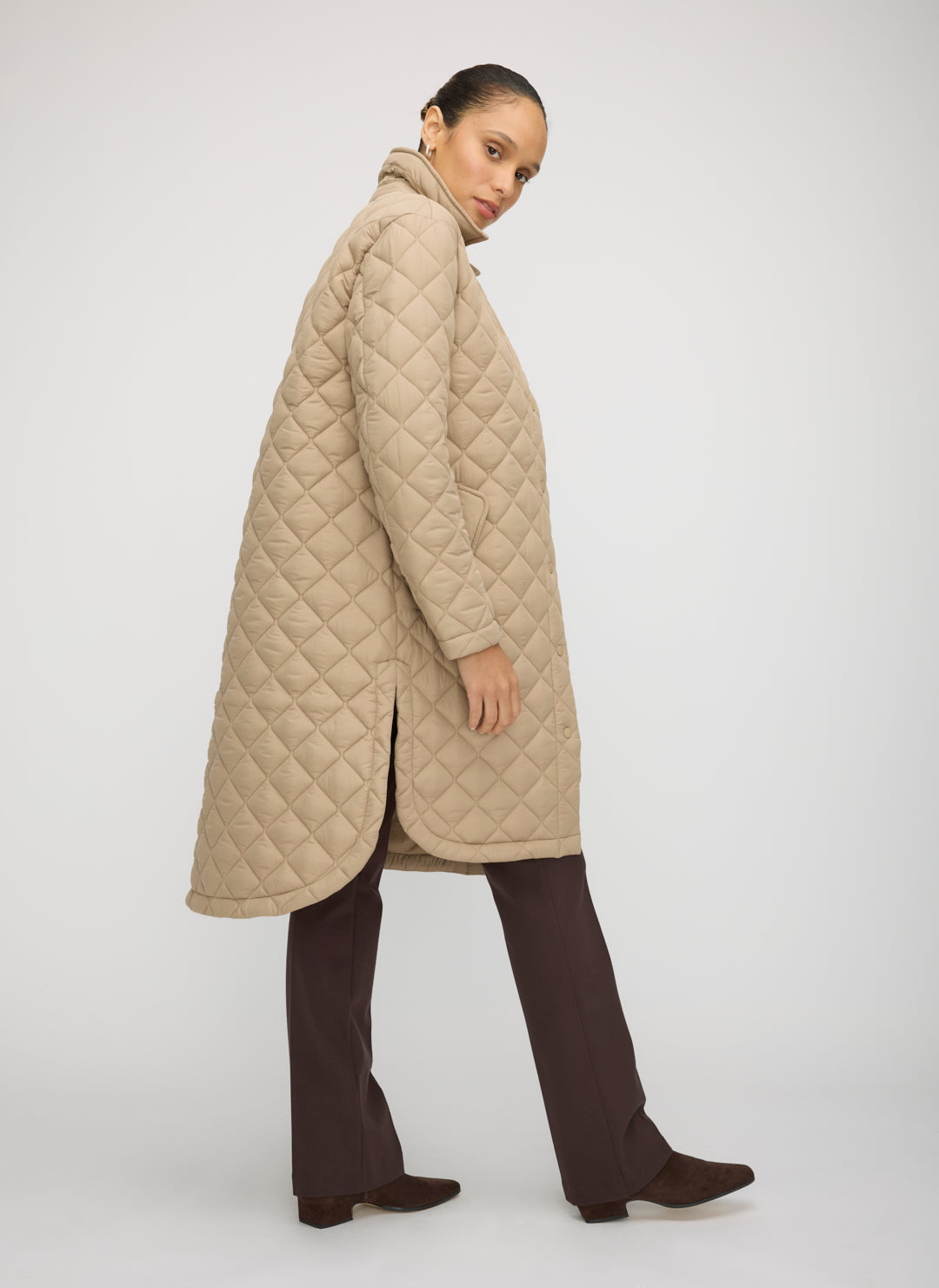Oslo Recycled Quilted Coat
