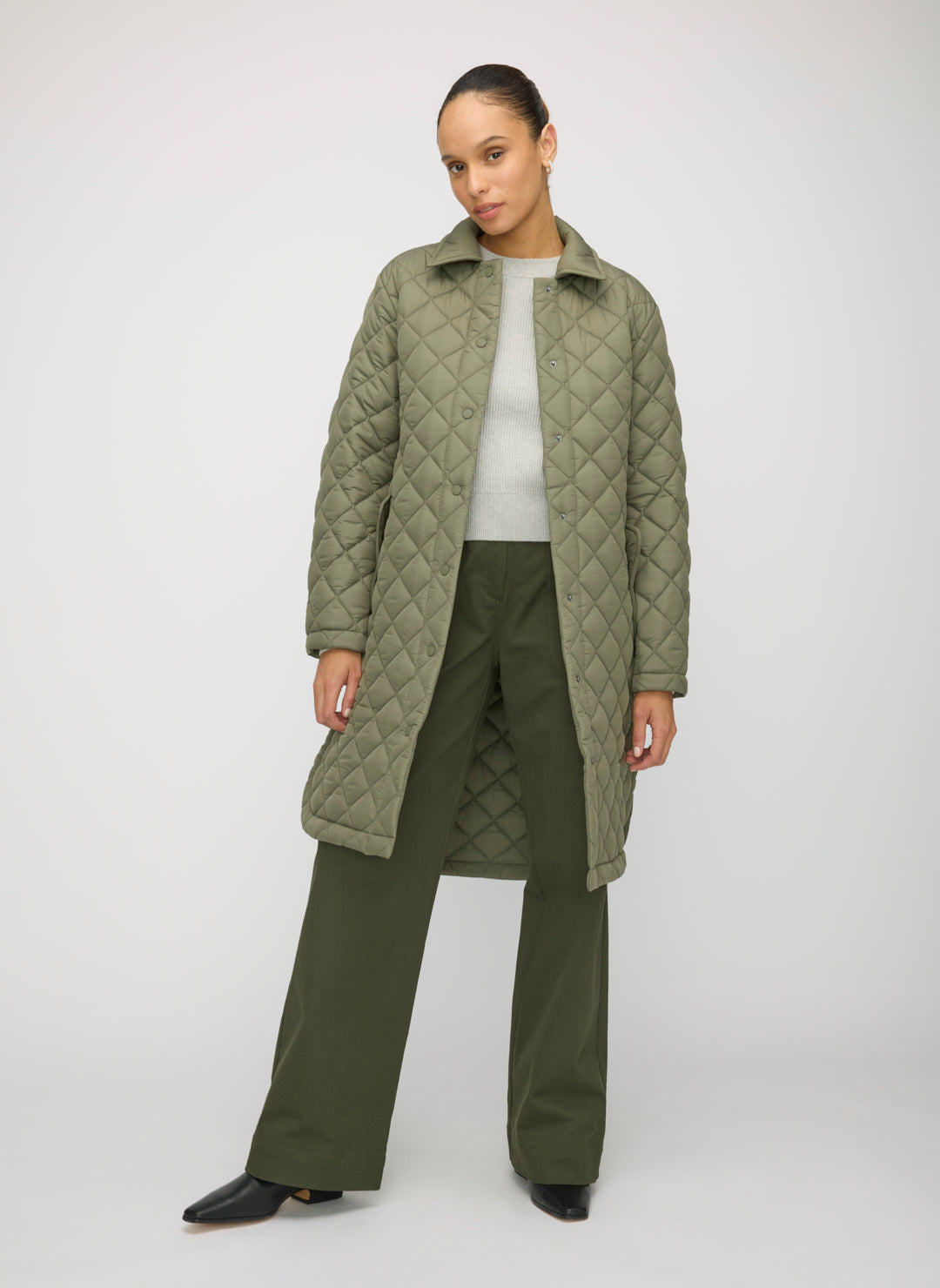 Oslo Recycled Quilted Coat