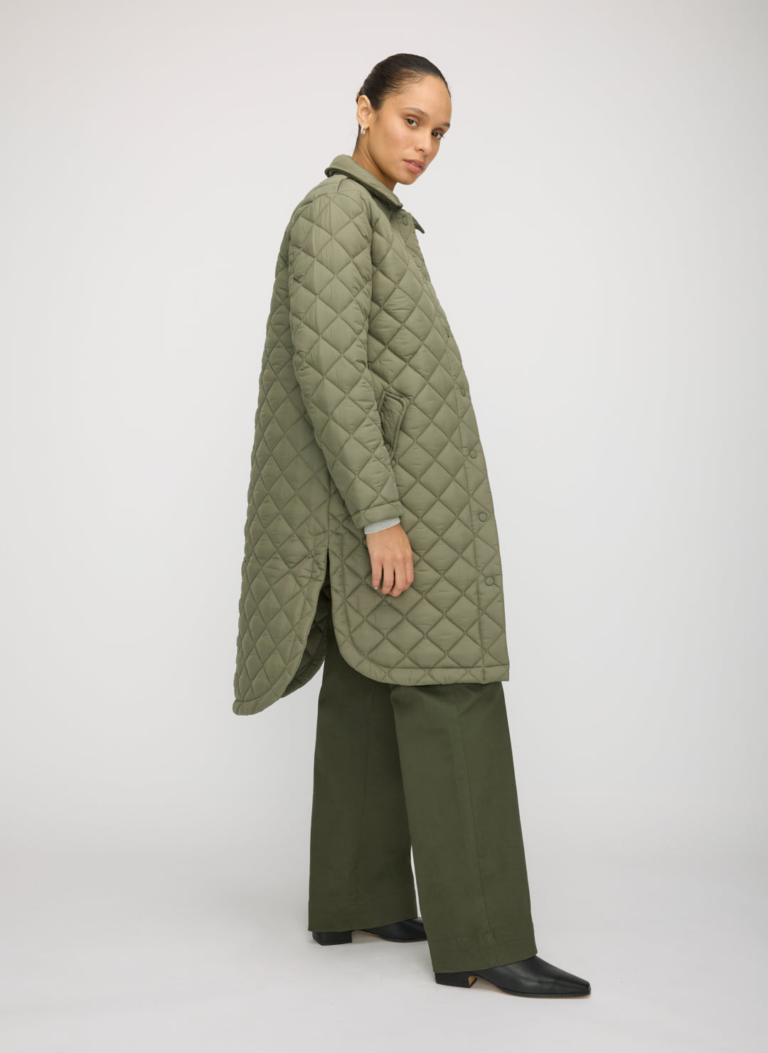 Oslo Recycled Quilted Coat