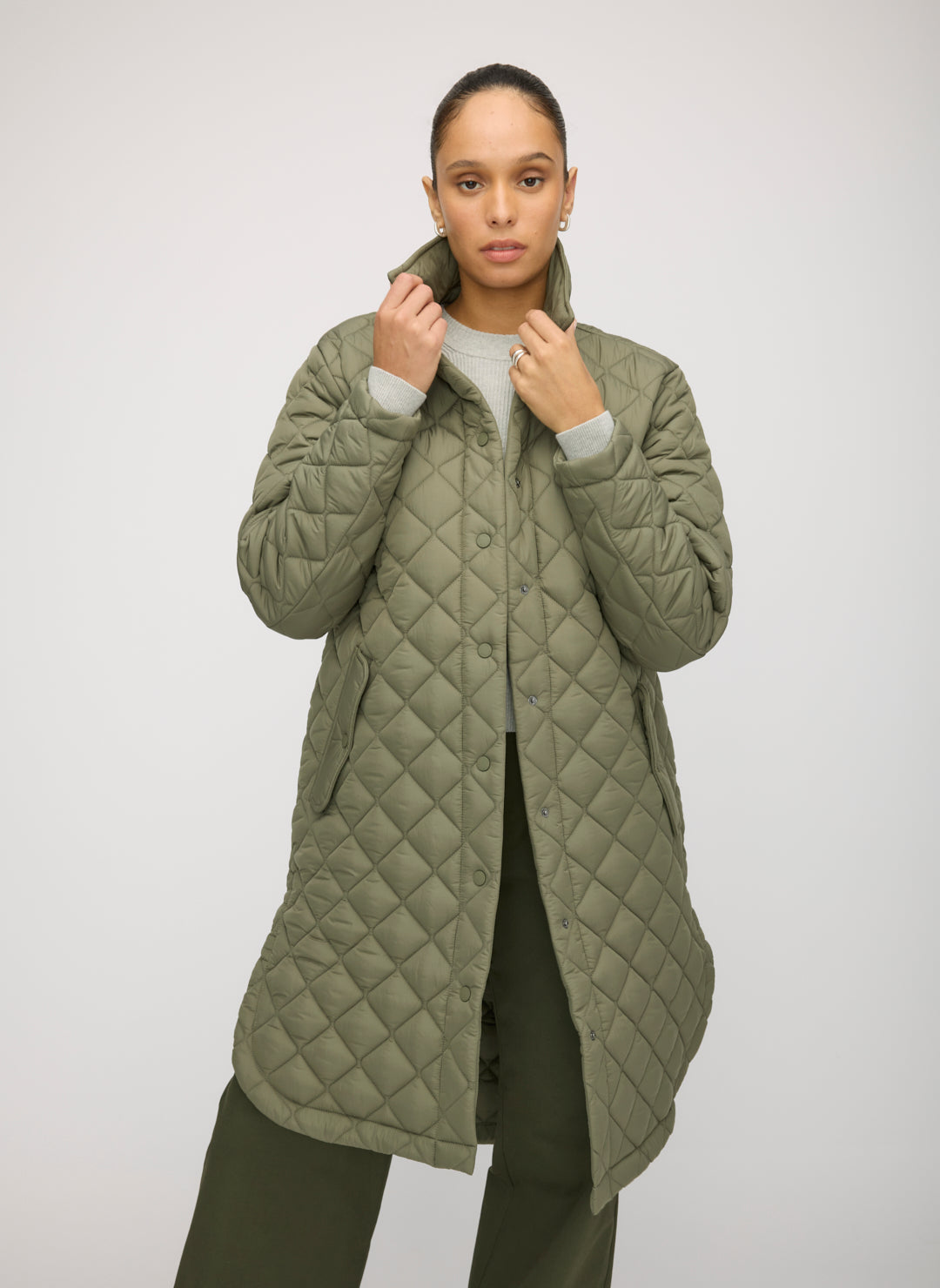 Oslo Recycled Quilted Coat
