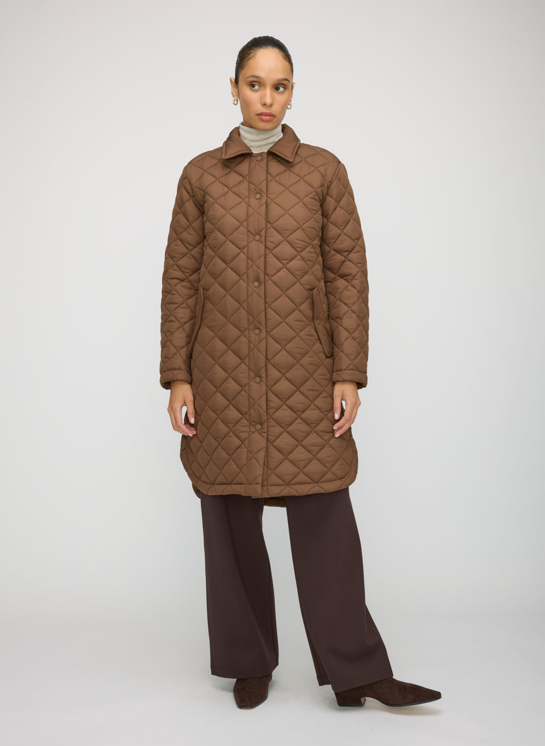 Oslo Recycled Quilted Coat