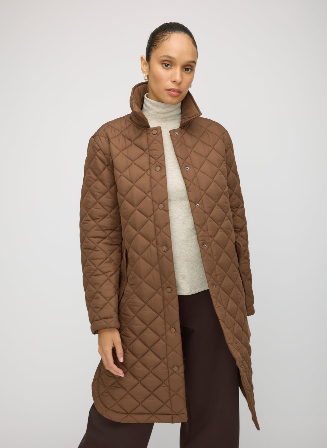 Oslo Recycled Quilted Coat
