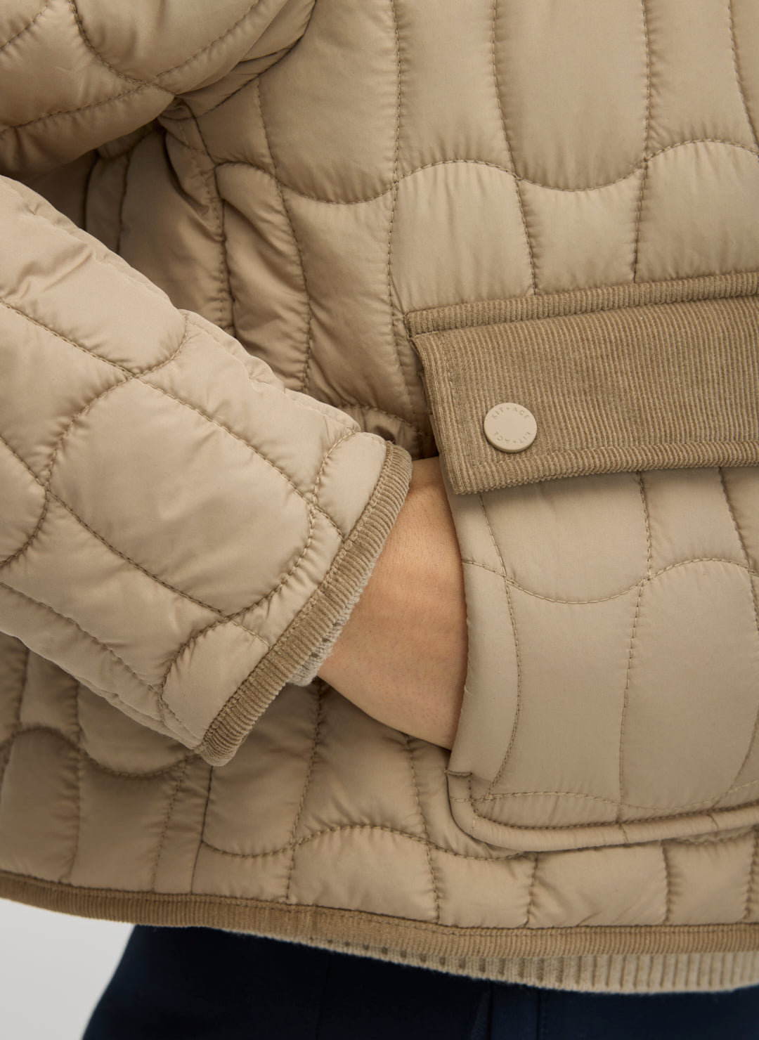 Ivy Recycled Quilted Cropped Jacket