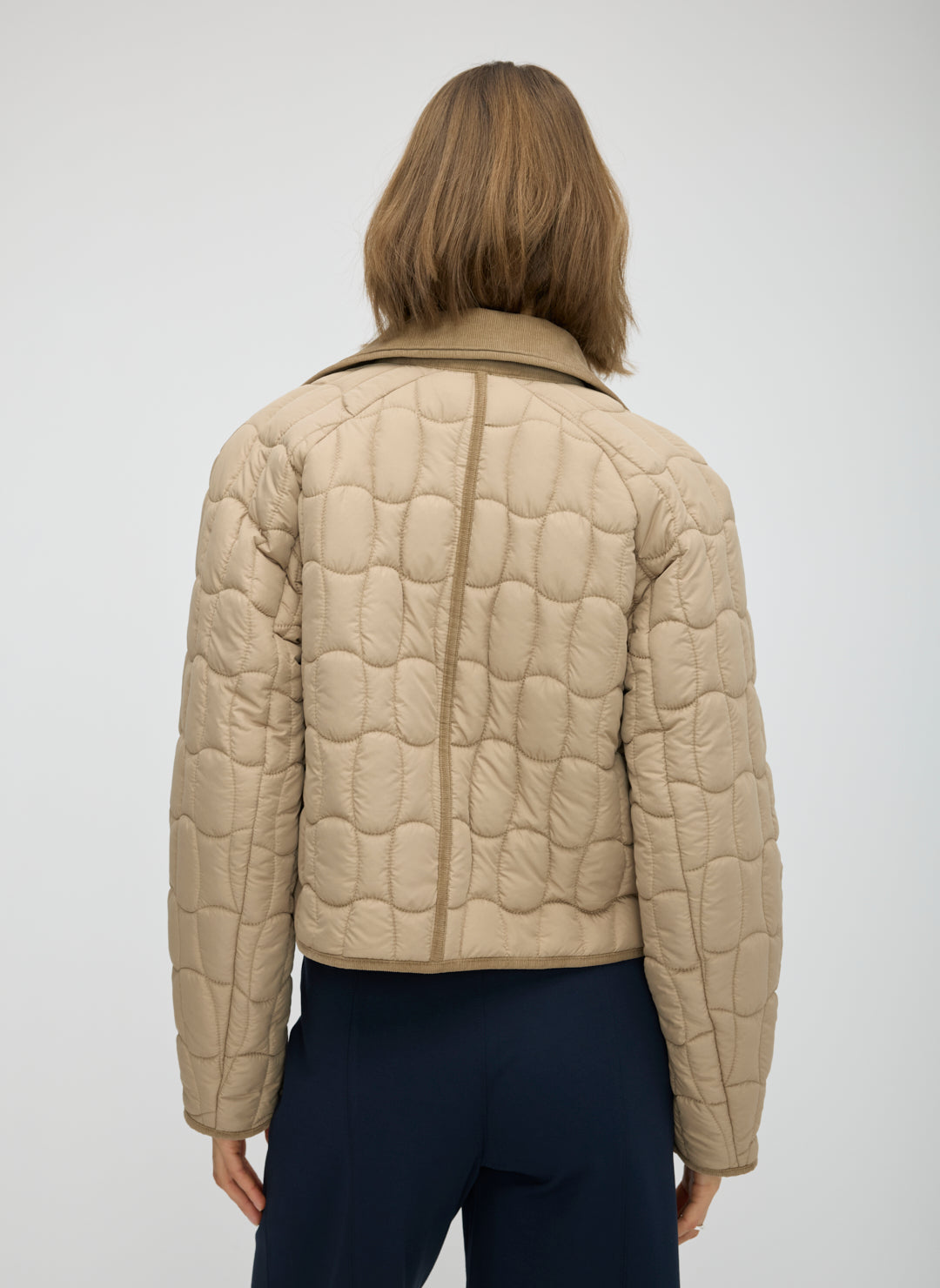 Ivy Recycled Quilted Cropped Jacket | Kit and Ace