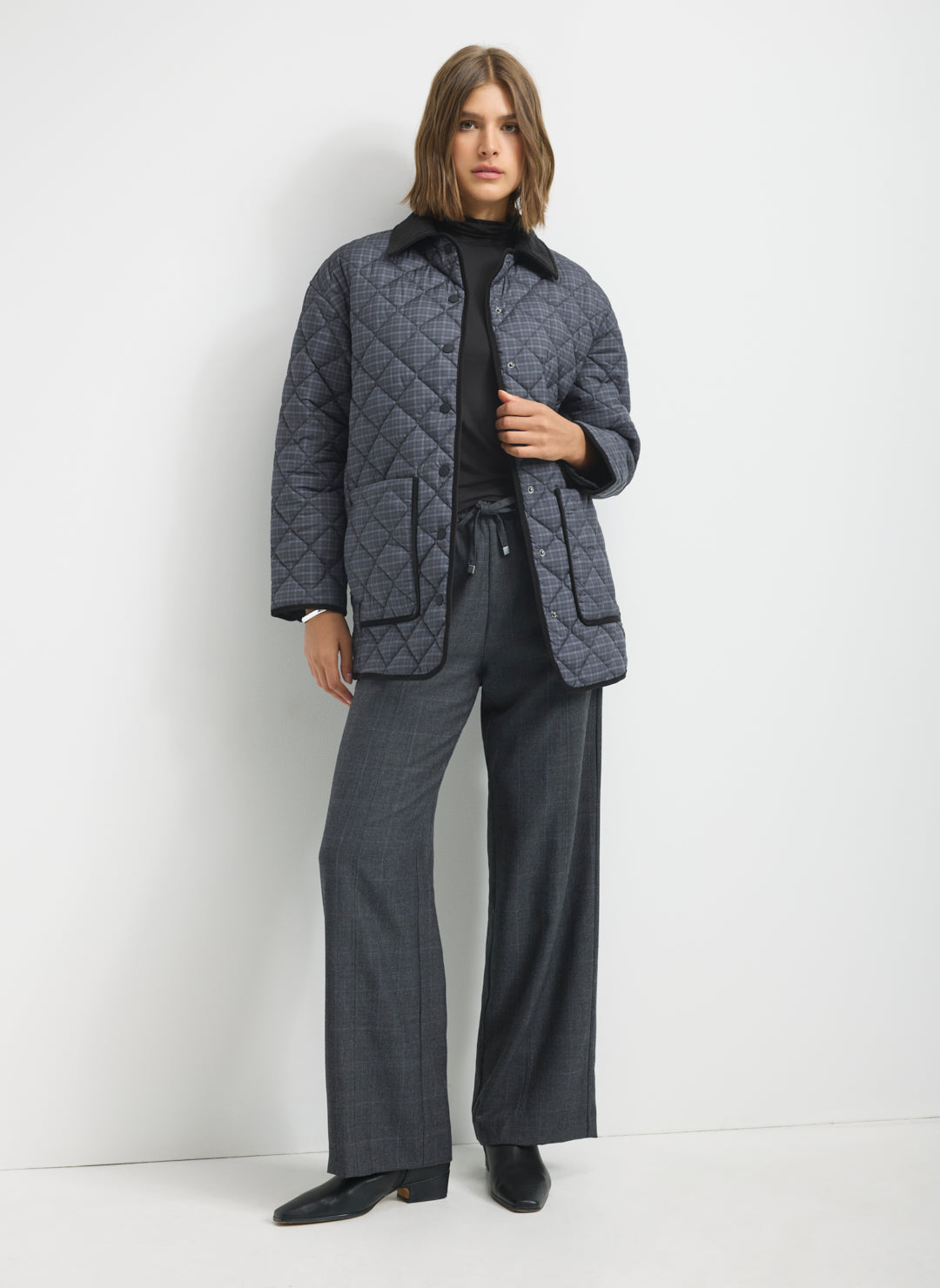 Oslo Oversized Quilted Barn Jacket