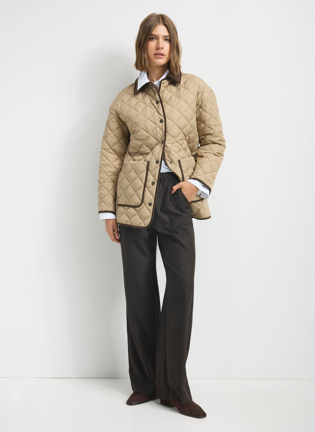 Oslo Oversized Quilted Barn Jacket