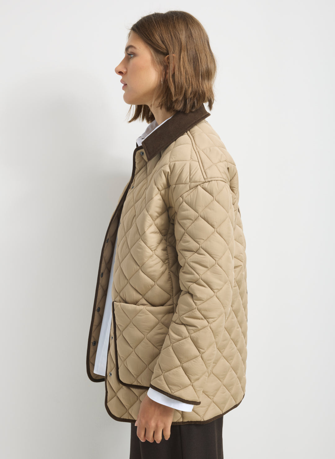 Oslo Oversized Quilted Barn Jacket