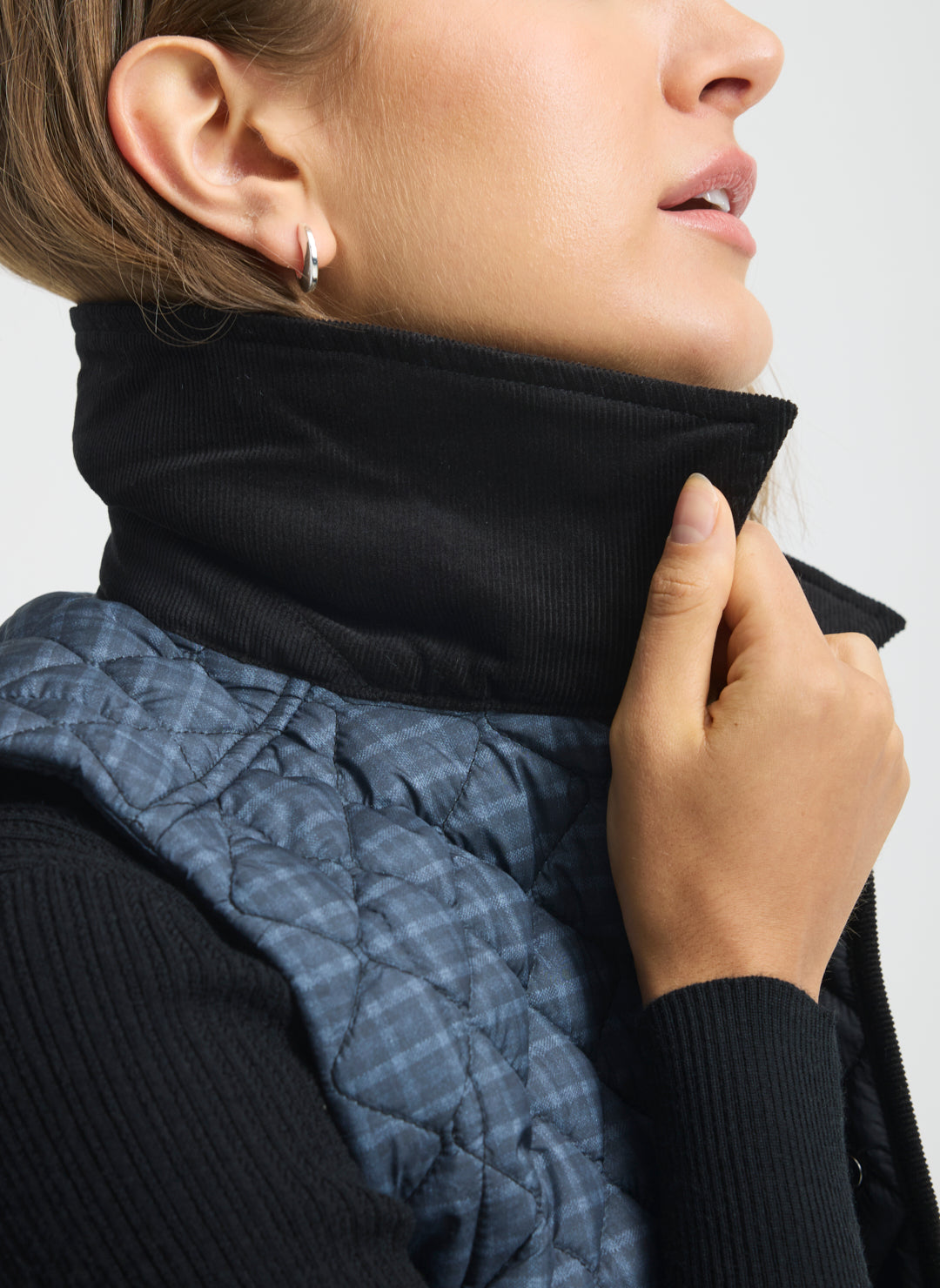 Oslo Crop Quilted Vest