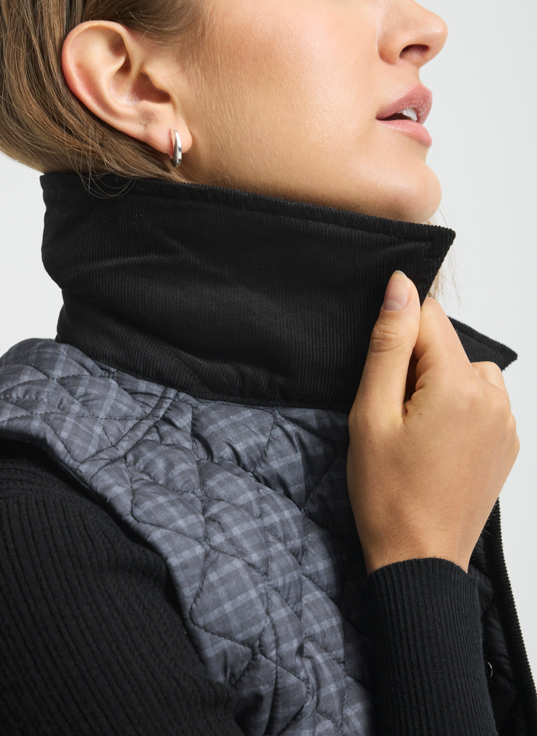 Oslo Crop Quilted Vest
