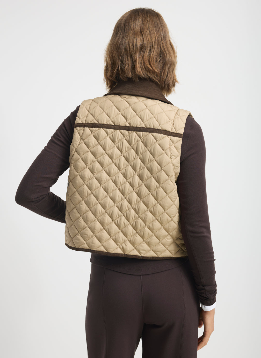 Oslo Crop Quilted Vest
