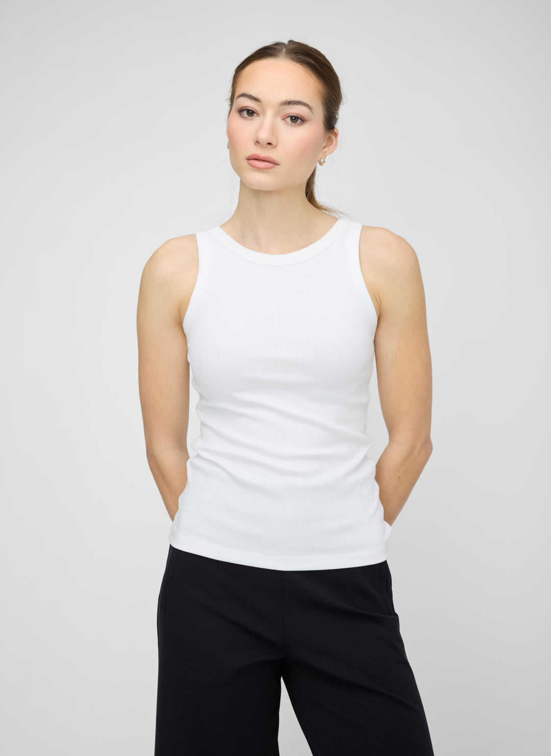 Cyprus High Neck Rib Tank