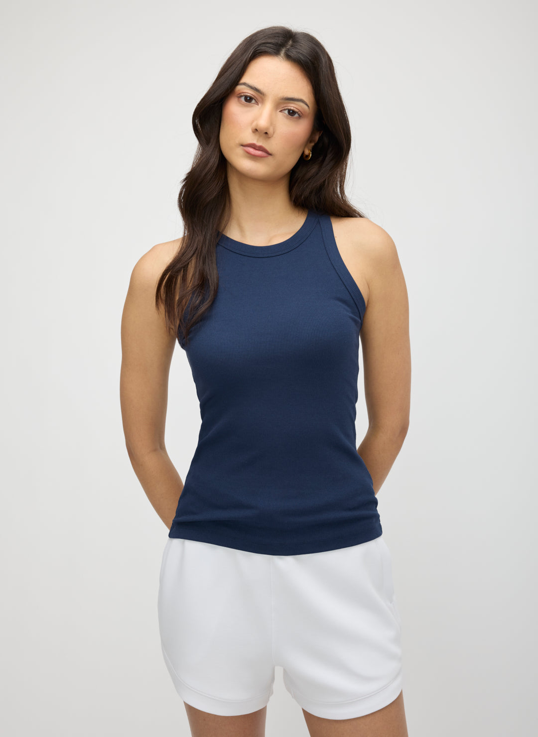 Cyprus High Neck Rib Tank