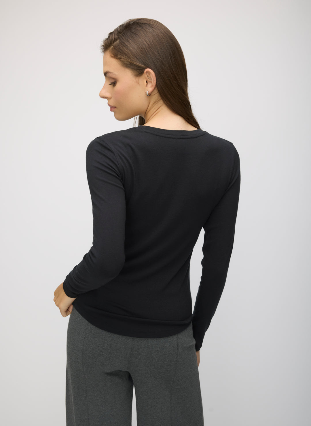 Kit Long Sleeve Crewneck Tee | Women's T-Shirts – Kit and Ace