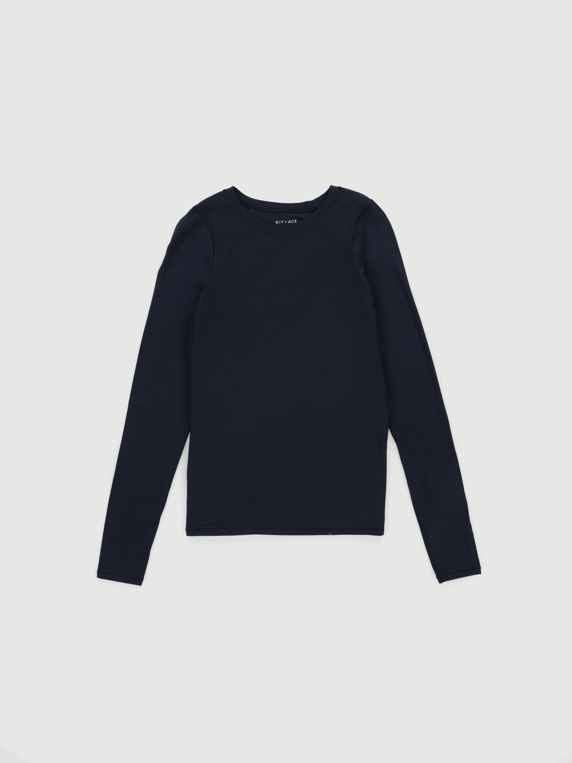 ace long sleeve shirt ダークブラウン