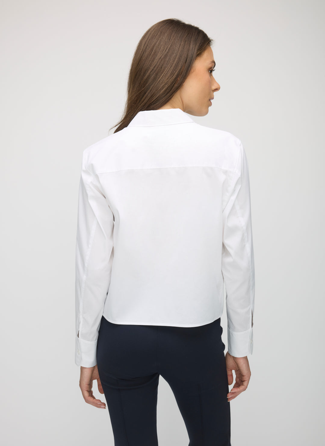 Piper Cropped Long Sleeve Shirt