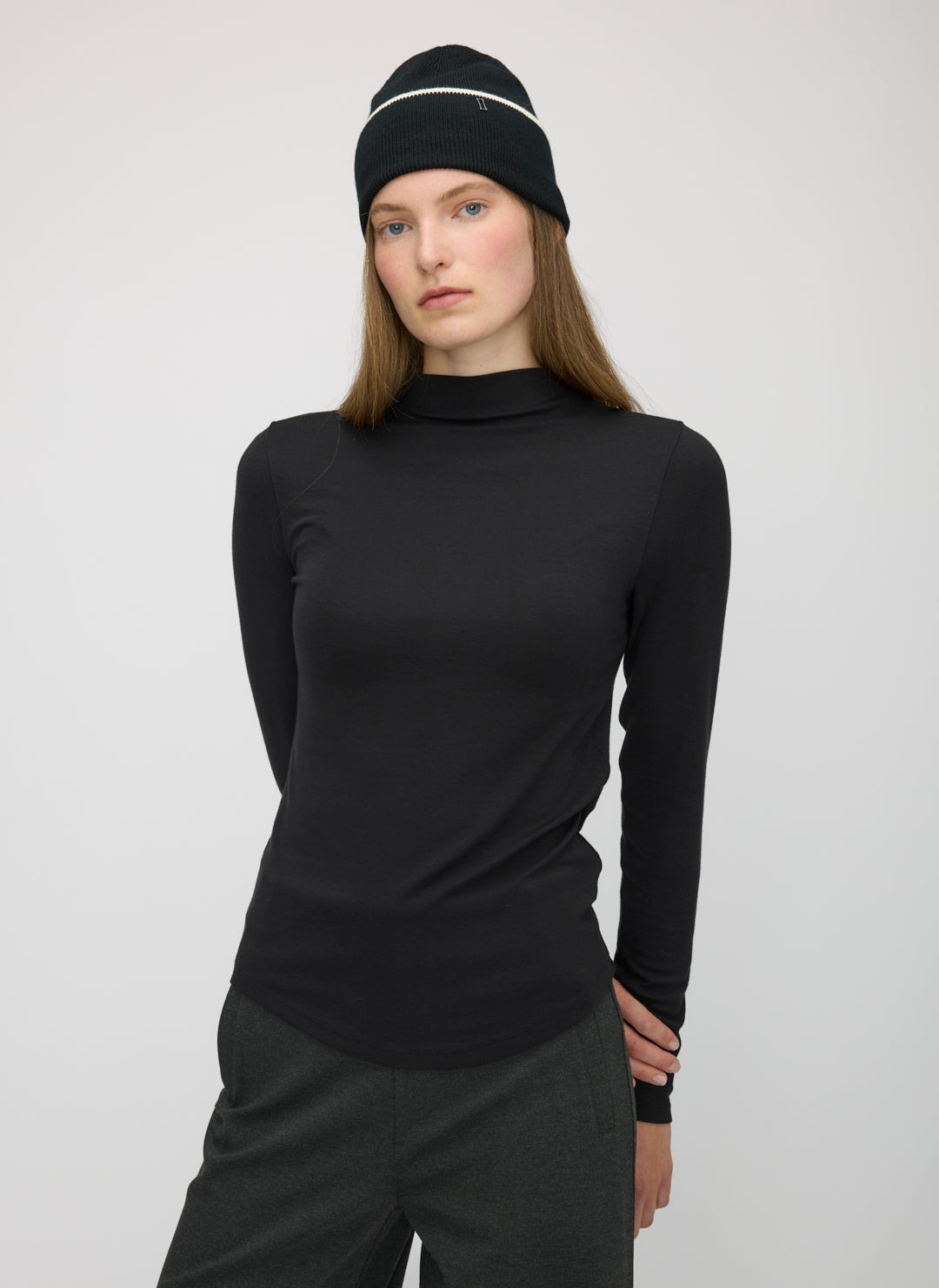 Kit Cosy Long Sleeve Mockneck