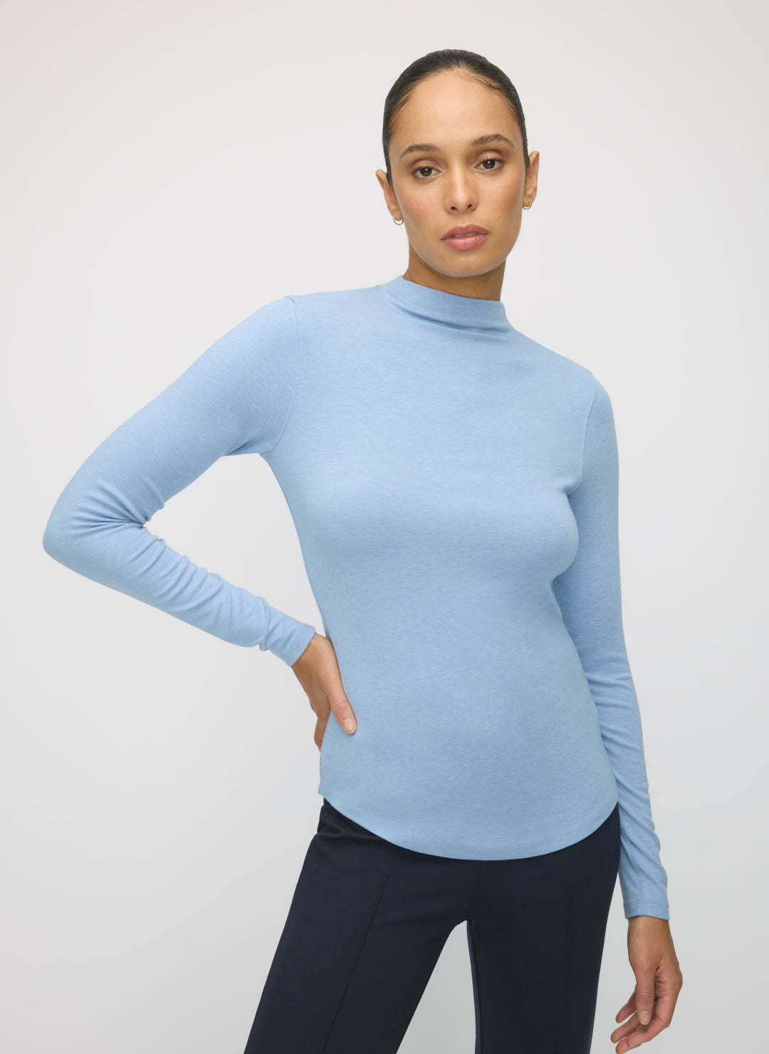 Kit Cosy Long Sleeve Mockneck