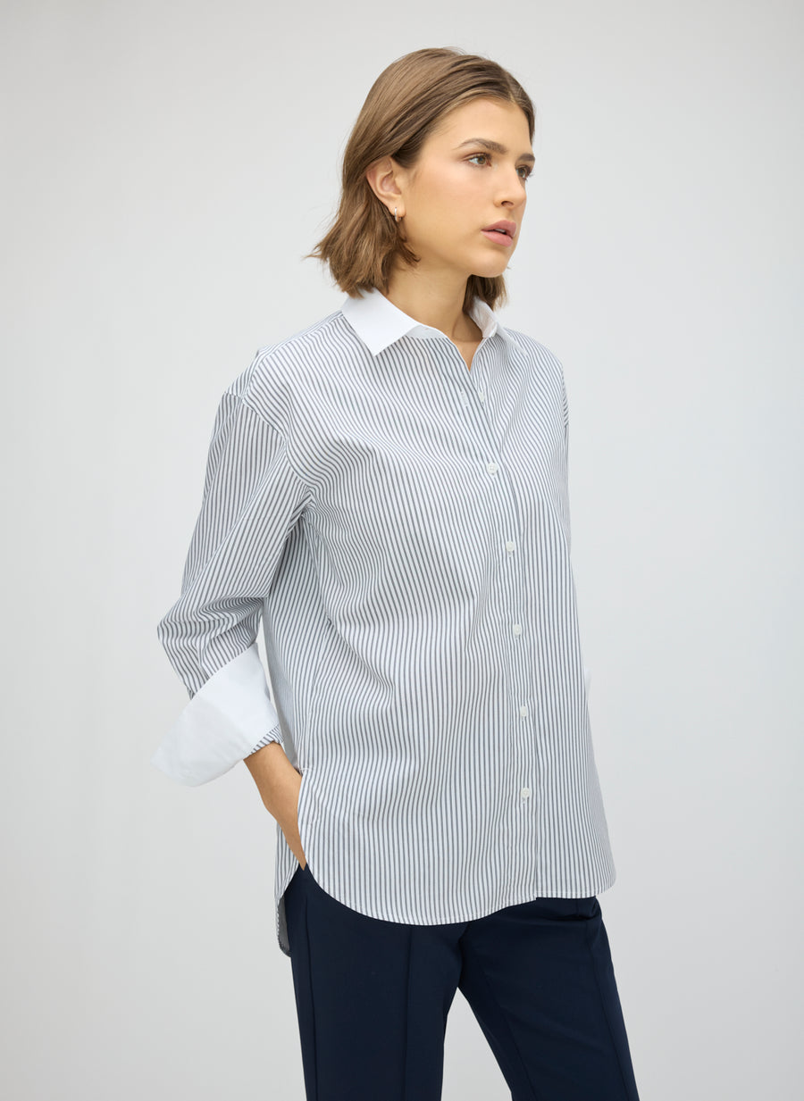 Celina Contrast Trim Shirt | Kit and Ace