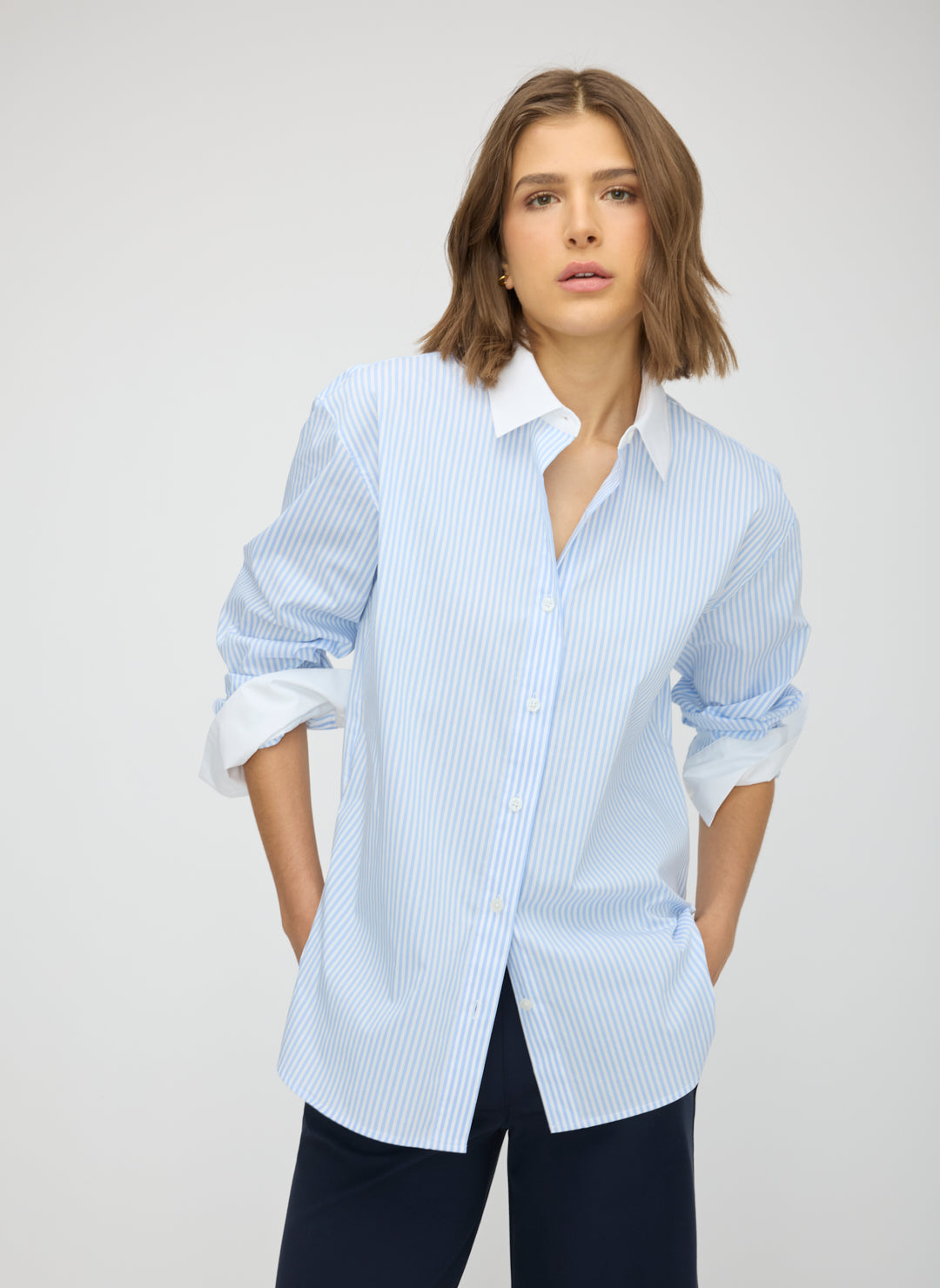 Celina Contrast Trim Shirt