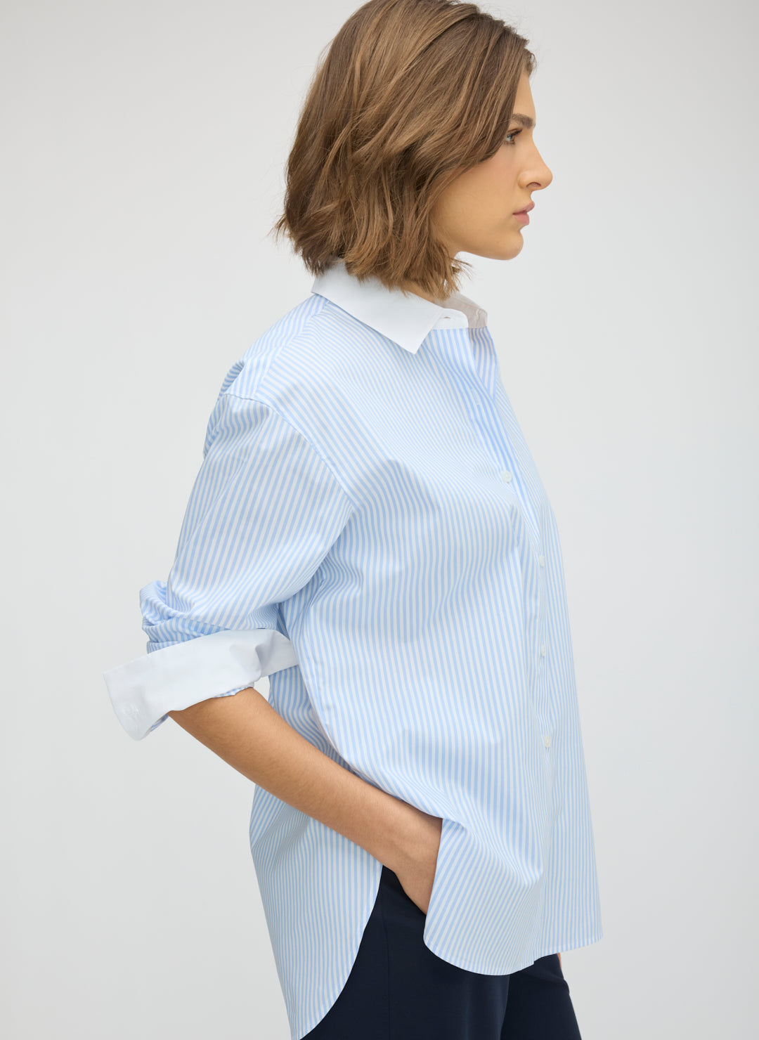 Celina Contrast Trim Shirt