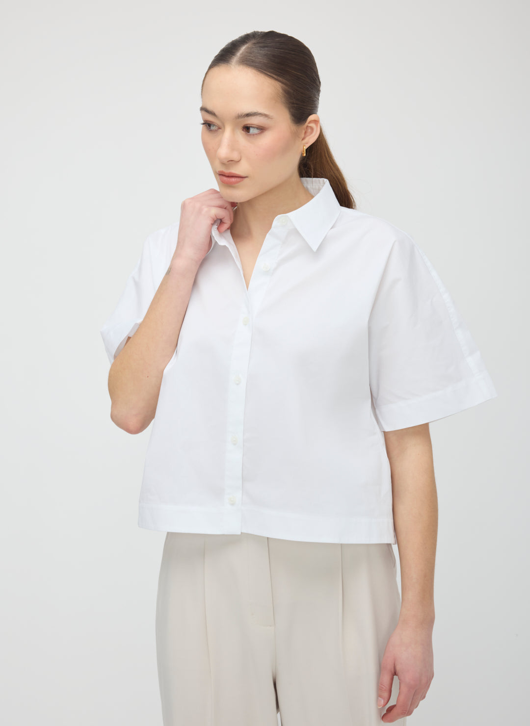 Celina Boxy Short Sleeve Shirt