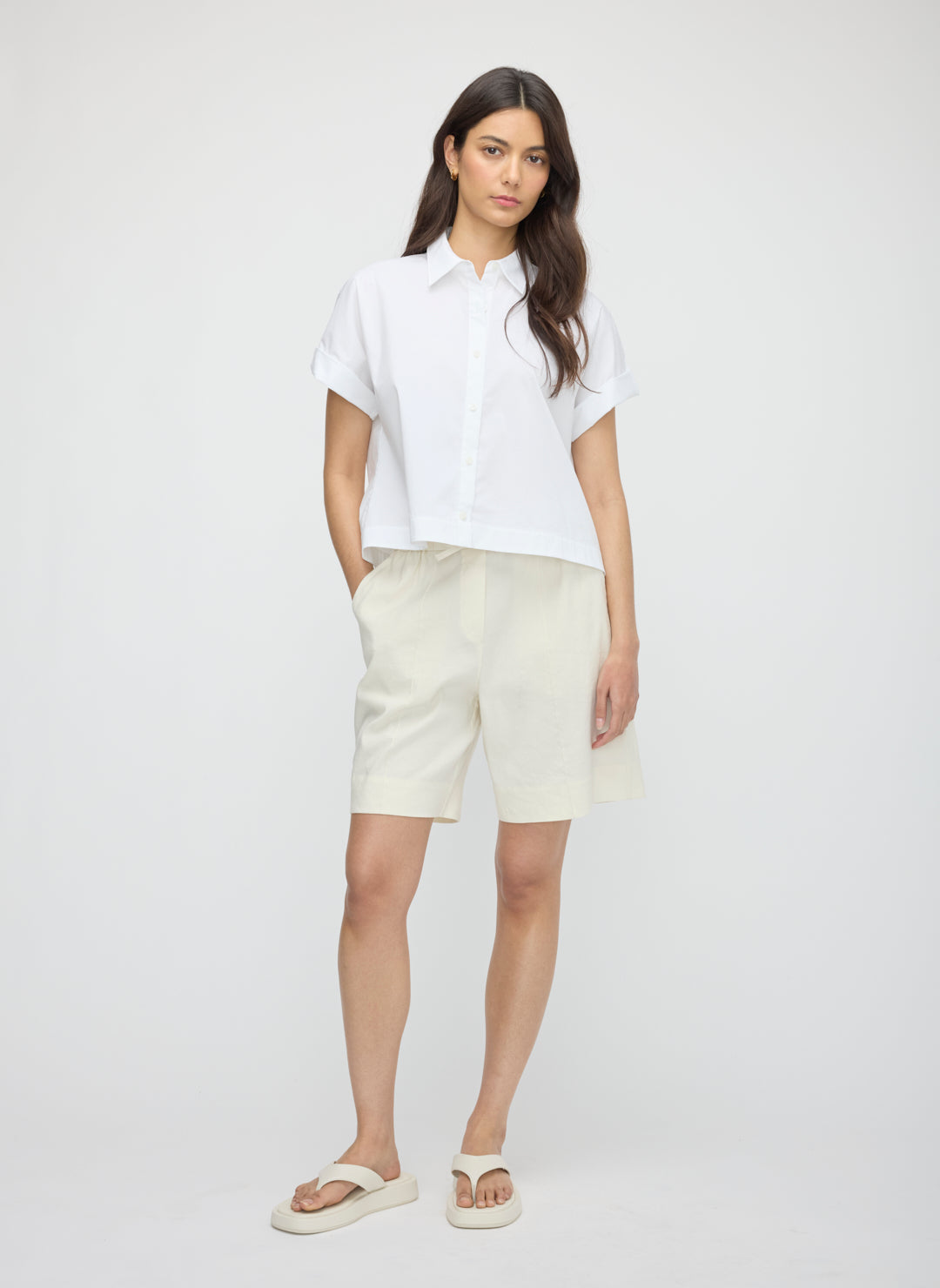 Celina Boxy Short Sleeve Shirt