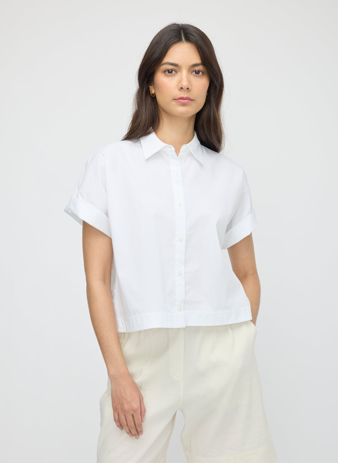 Celina Boxy Short Sleeve Shirt