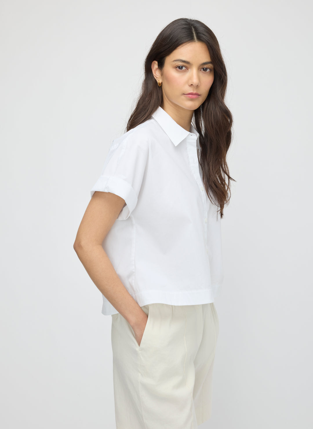 Celina Boxy Short Sleeve Shirt