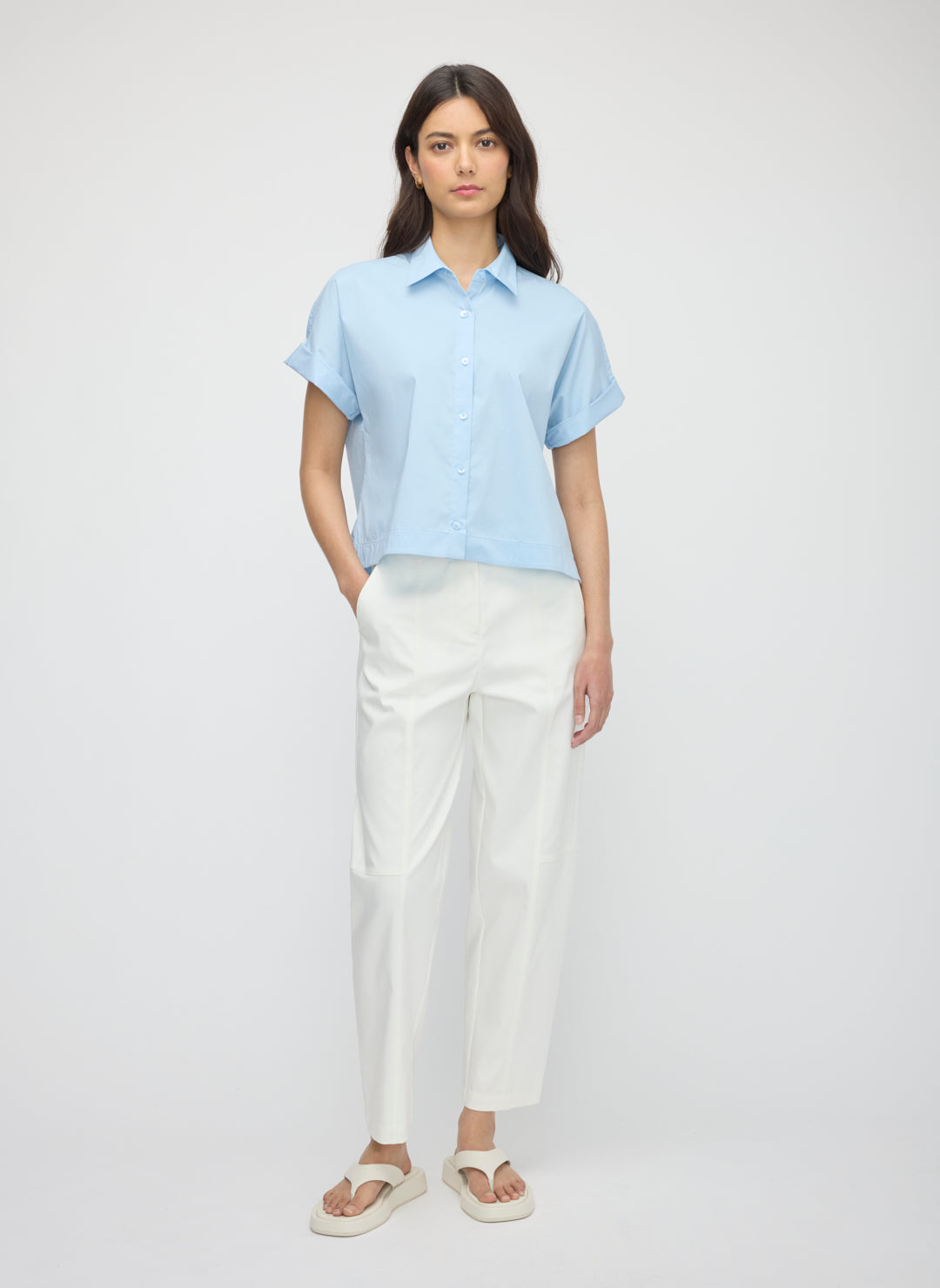 Celina Boxy Short Sleeve Shirt