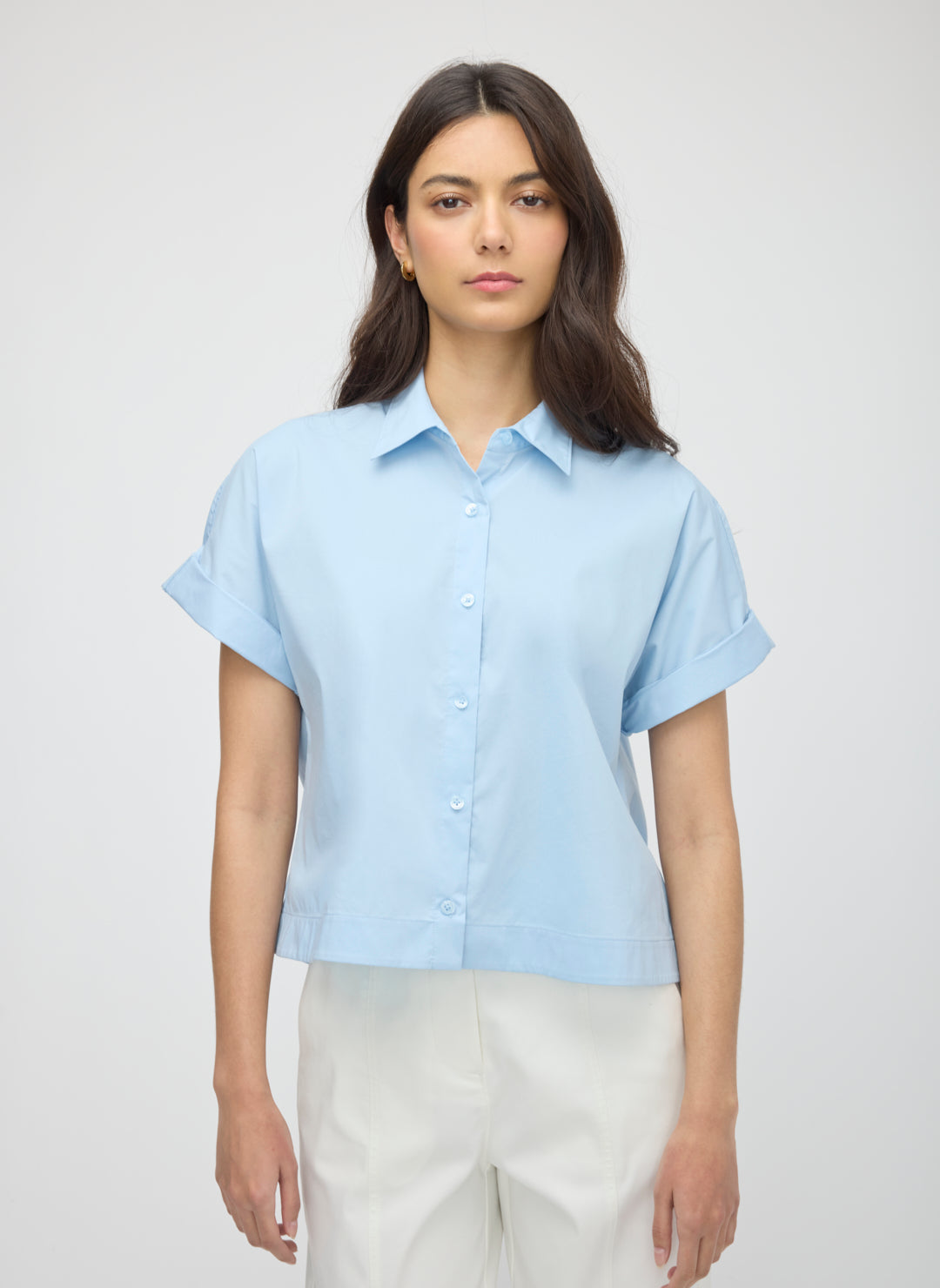 Celina Boxy Short Sleeve Shirt