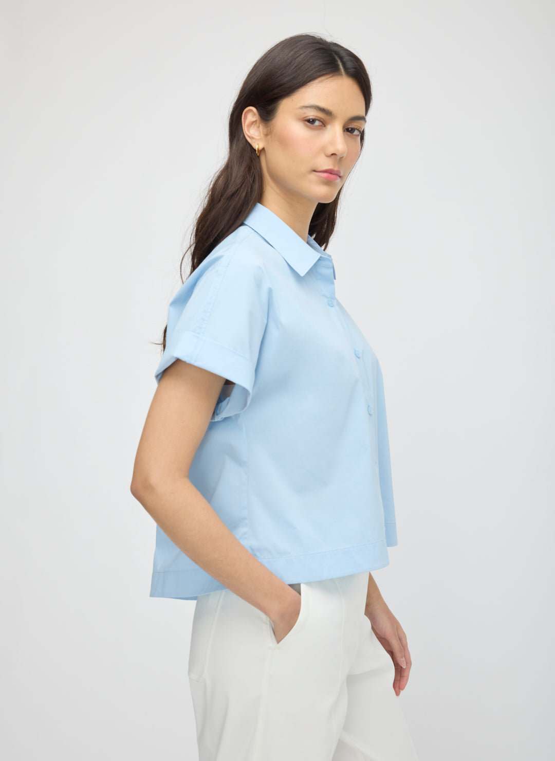 Celina Boxy Short Sleeve Shirt