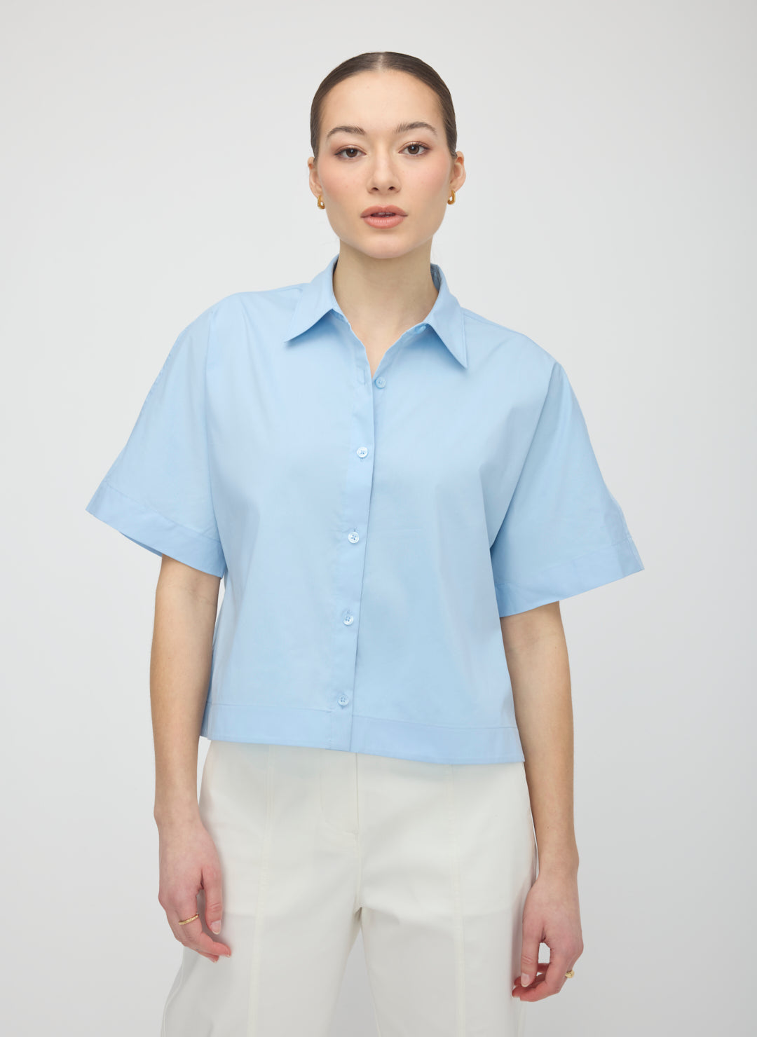 Celina Boxy Short Sleeve Shirt