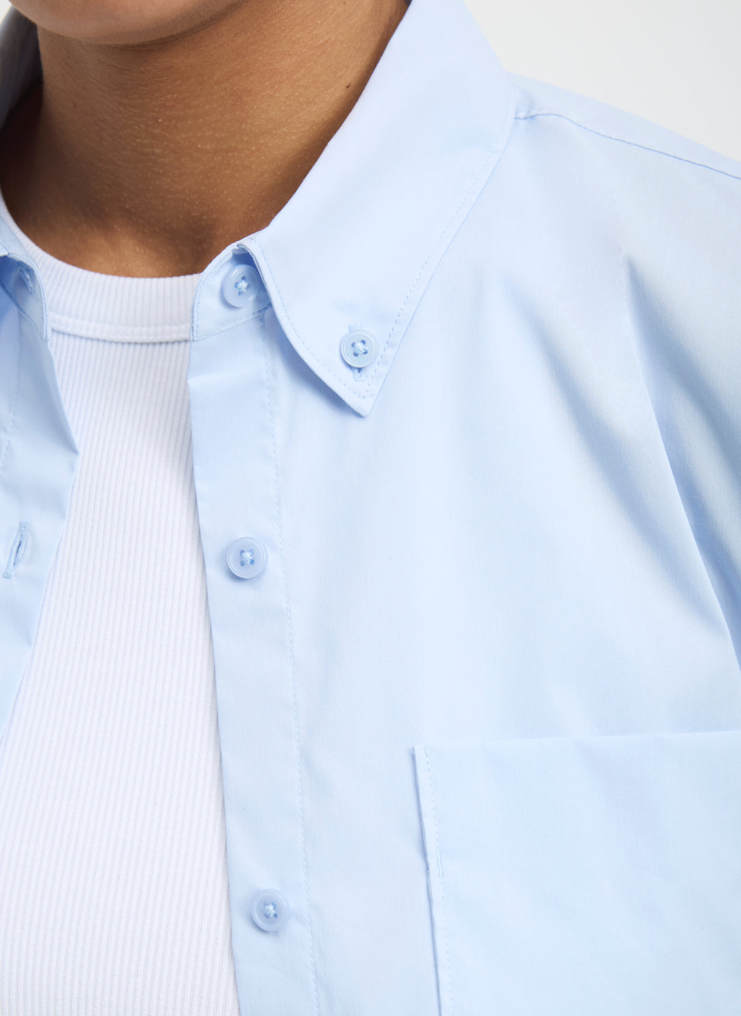 Celina Cooling Cotton Boxy Button Down