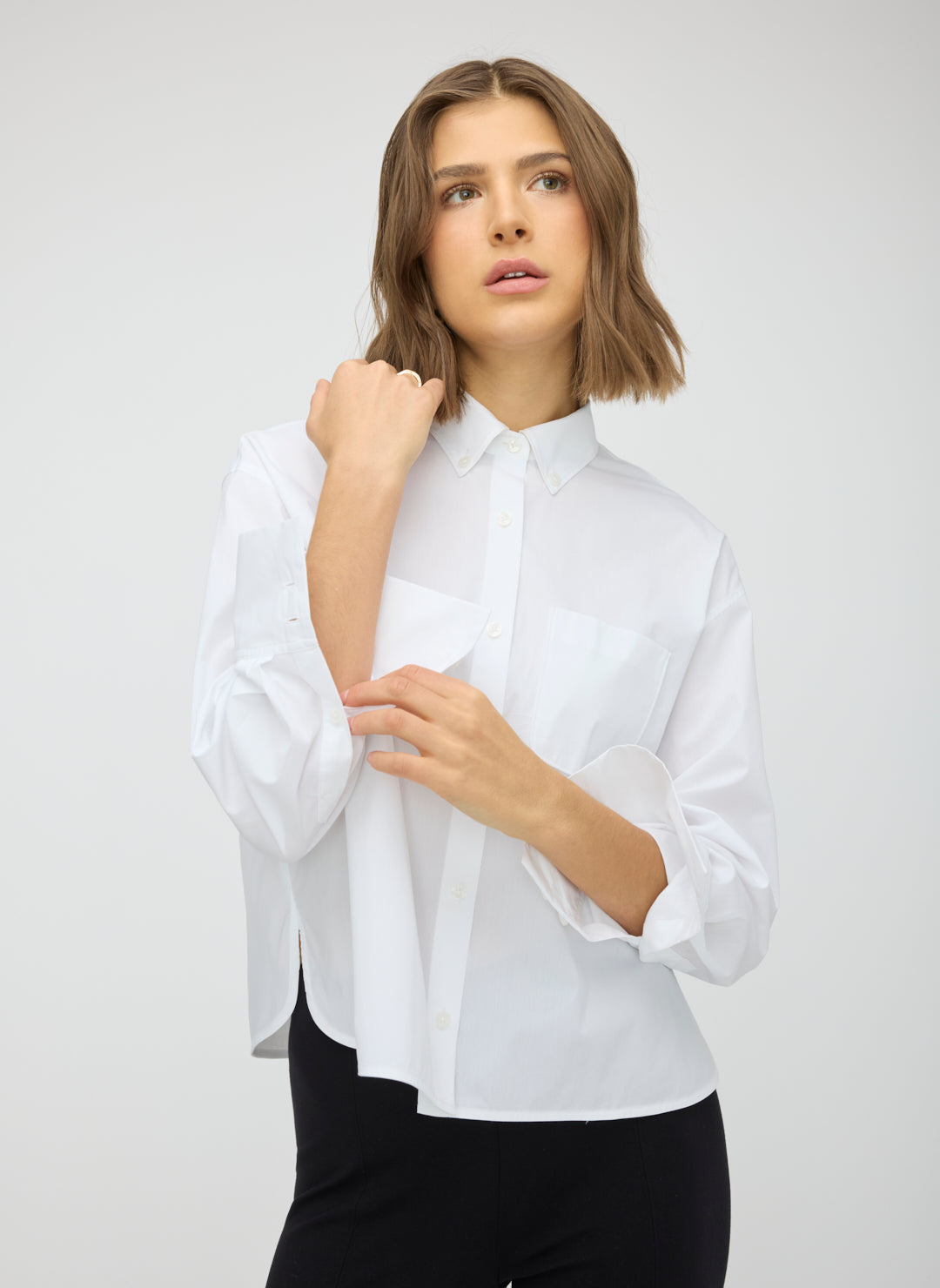 Celina Boxy Button Down